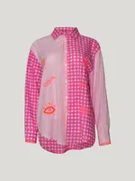 Zoda Shirt - Gingham Pink