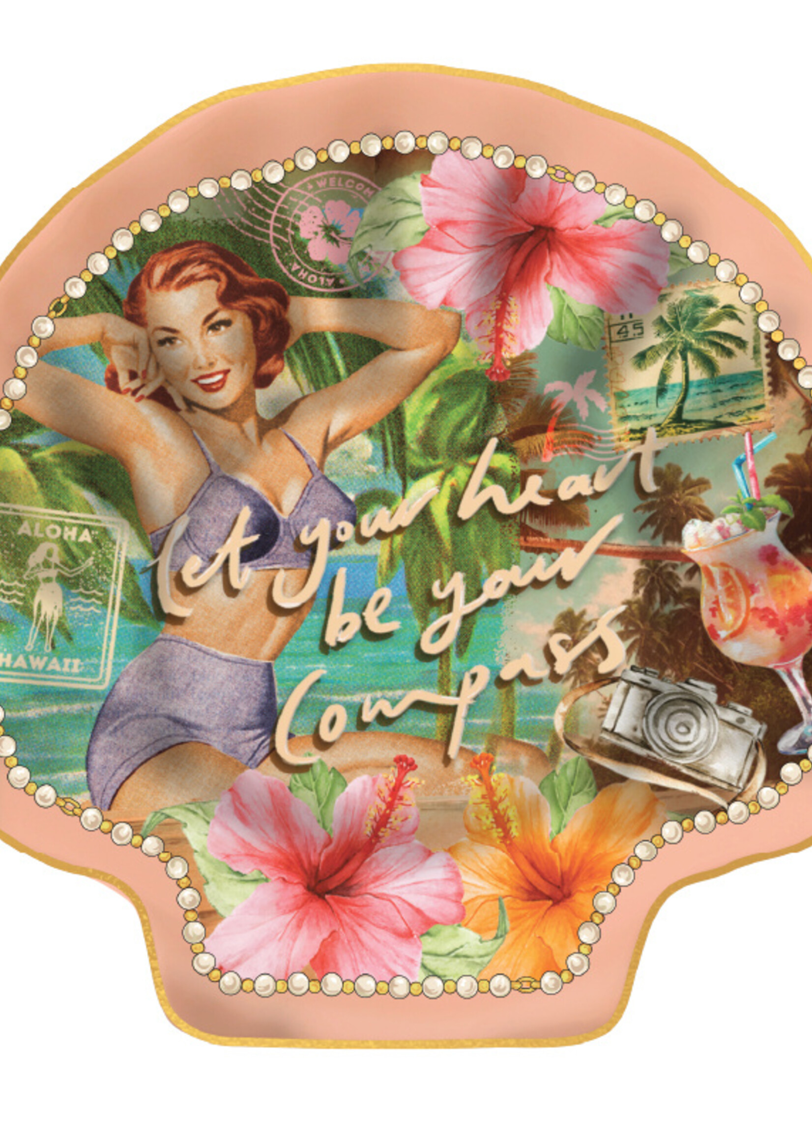 Ceramic Trinket Dish Vintage