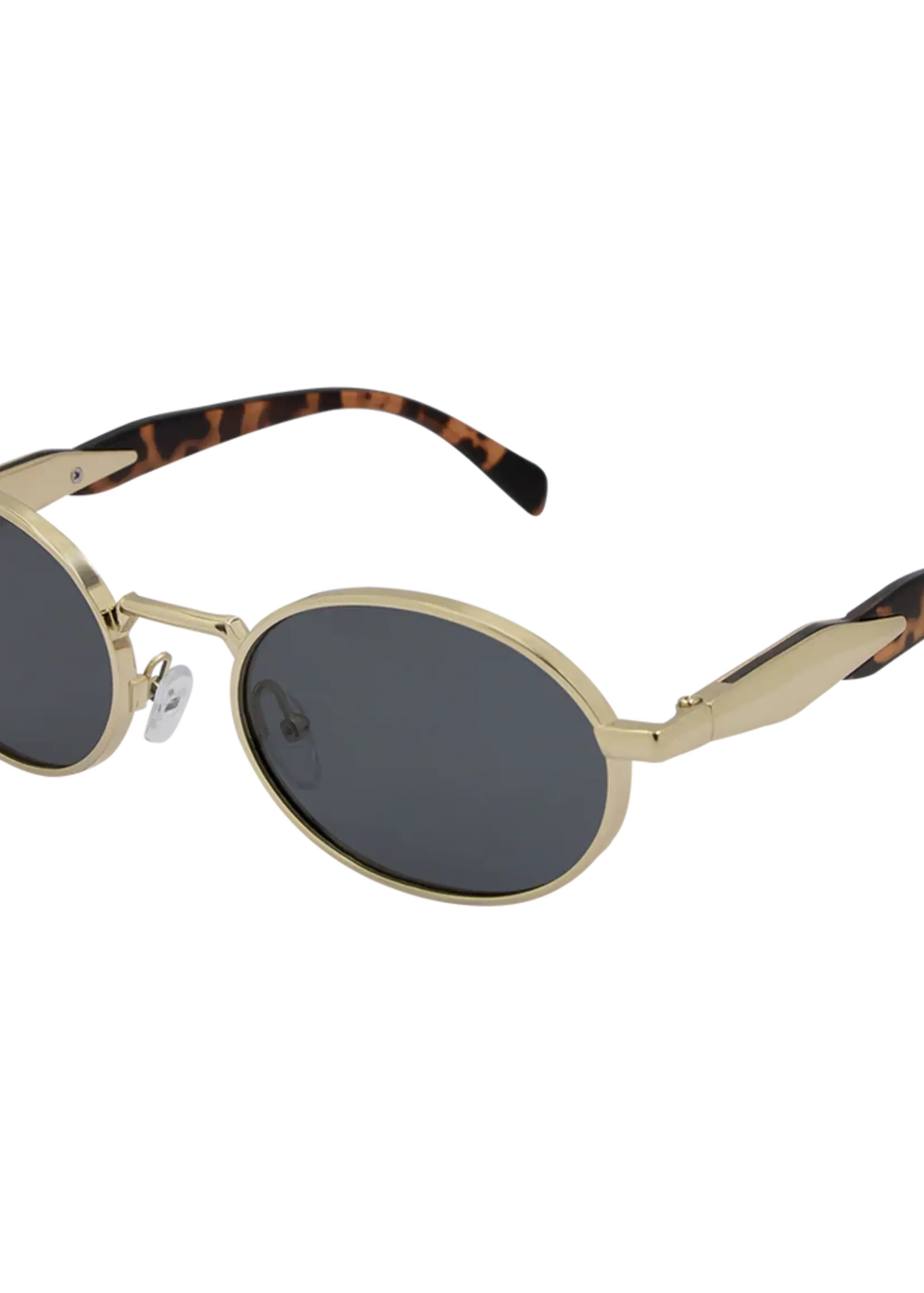 One Day Brooklyn Sunglasses - Gold Smoke