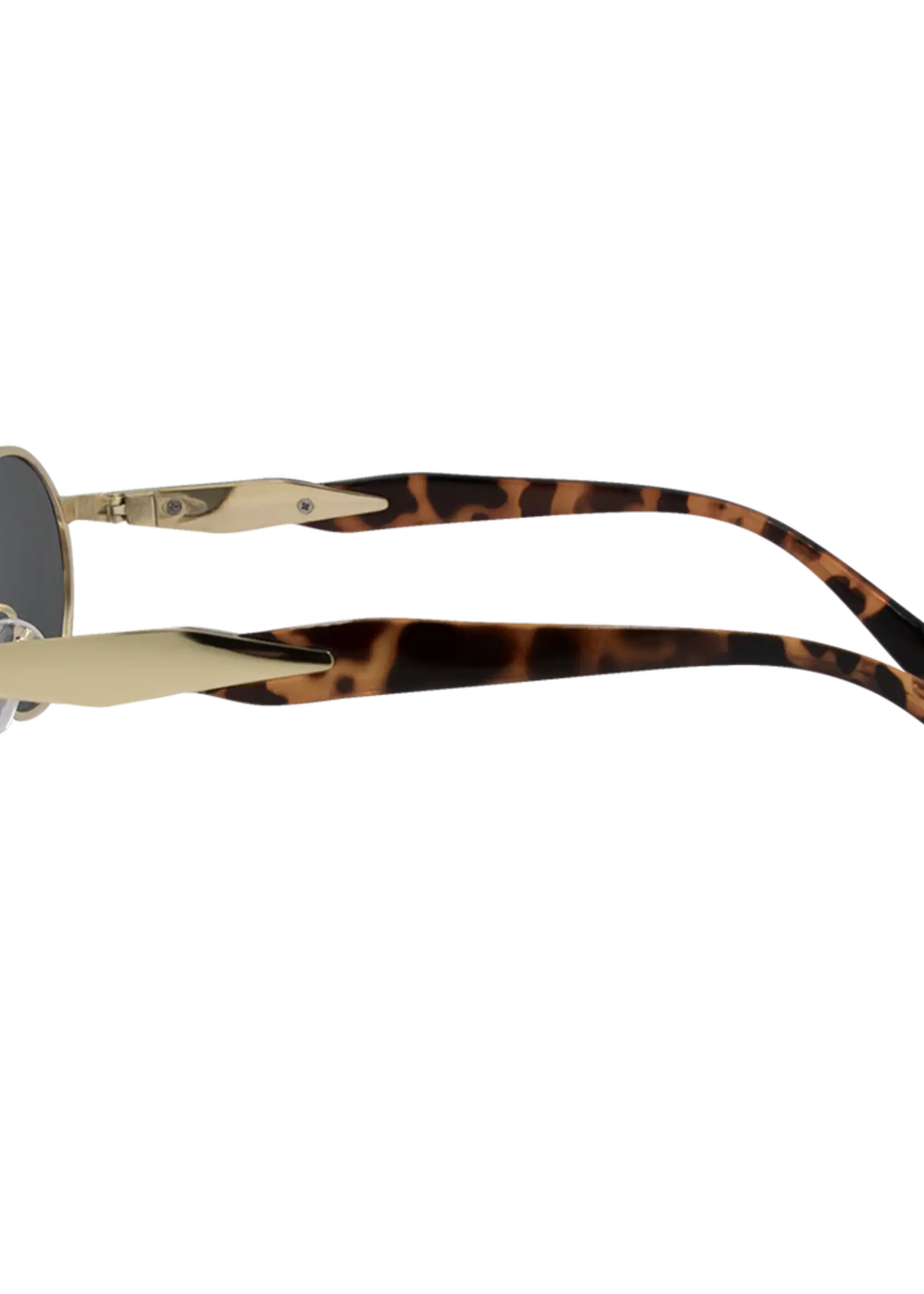 One Day Brooklyn Sunglasses - Gold Smoke