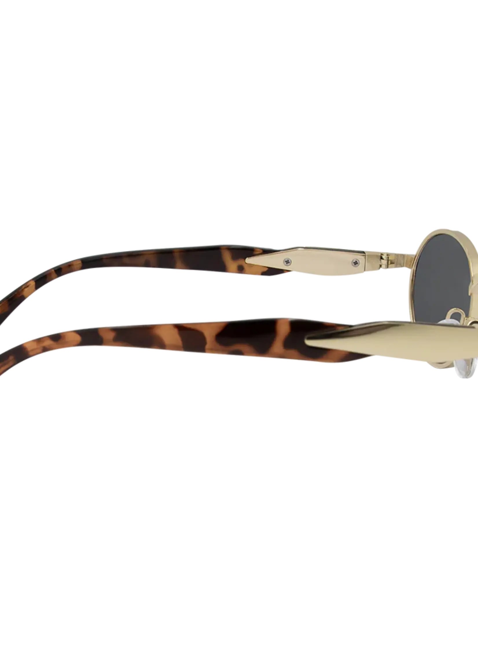 One Day Brooklyn Sunglasses - Gold Smoke