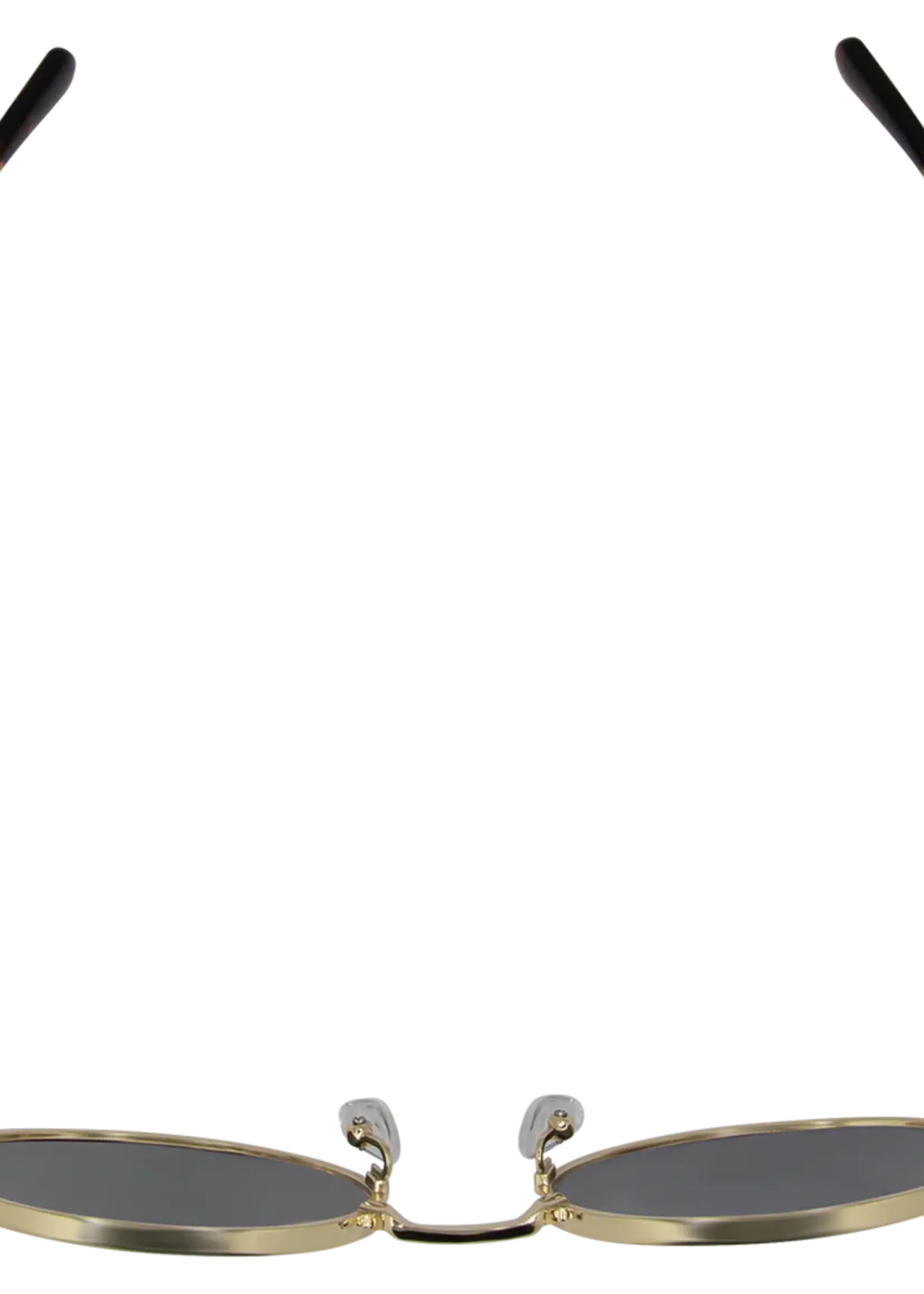 One Day Brooklyn Sunglasses - Gold Smoke