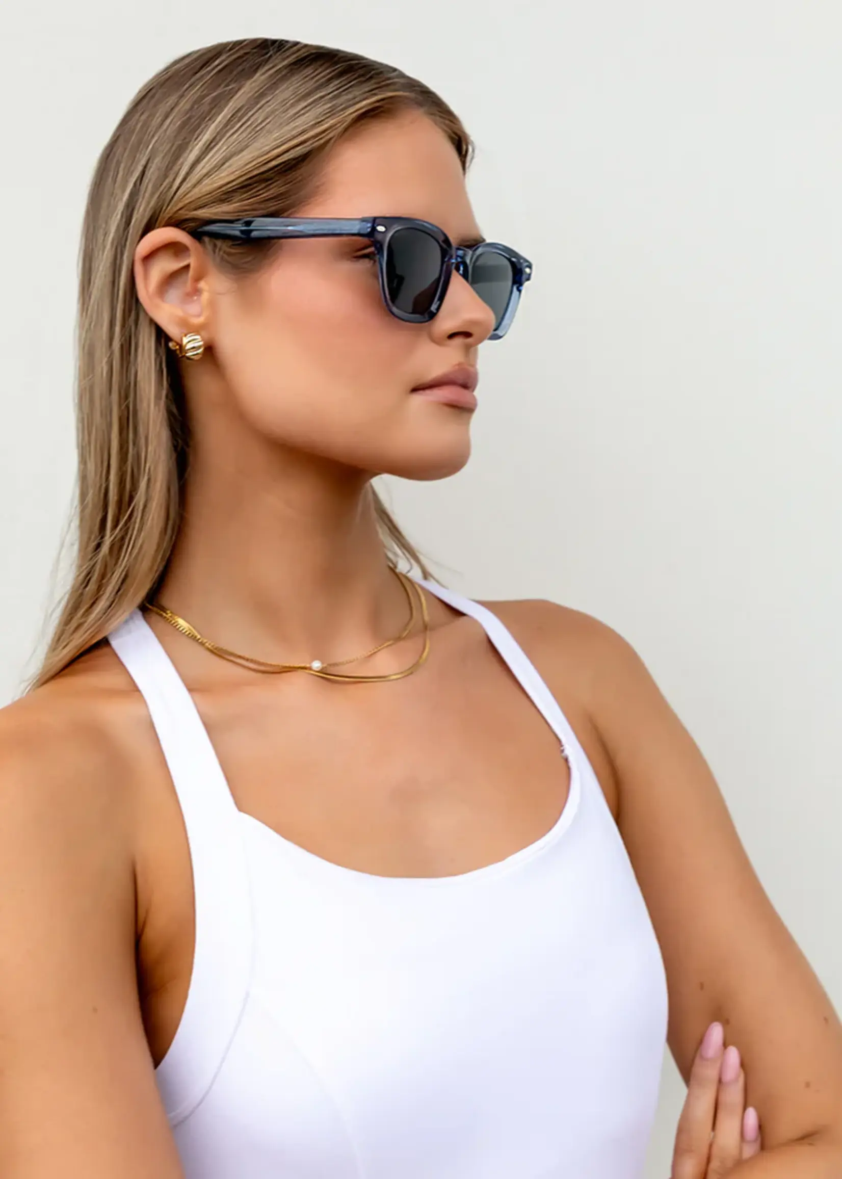 One Day Aspen Sunglasses - Blue Smoke