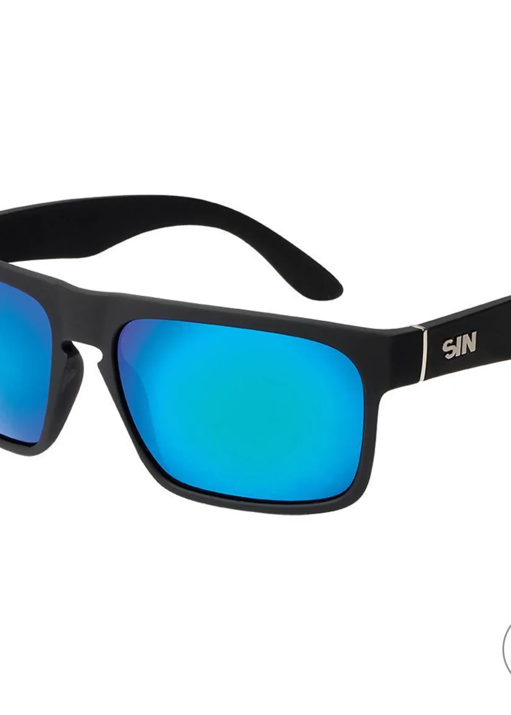Sin Eyewear Peccant Sunglasses - Rubber Raven & Green Flash
