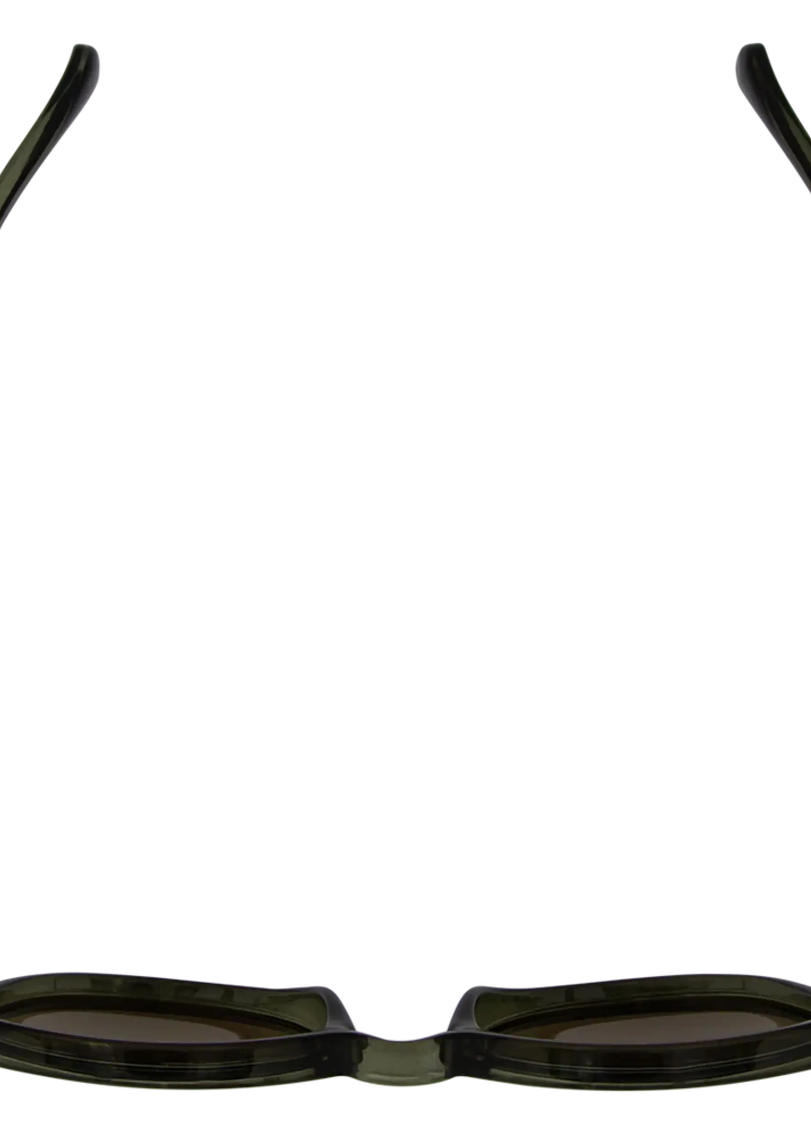 Sin Eyewear Risky Business Sunglasses - Crystal Green & Brown