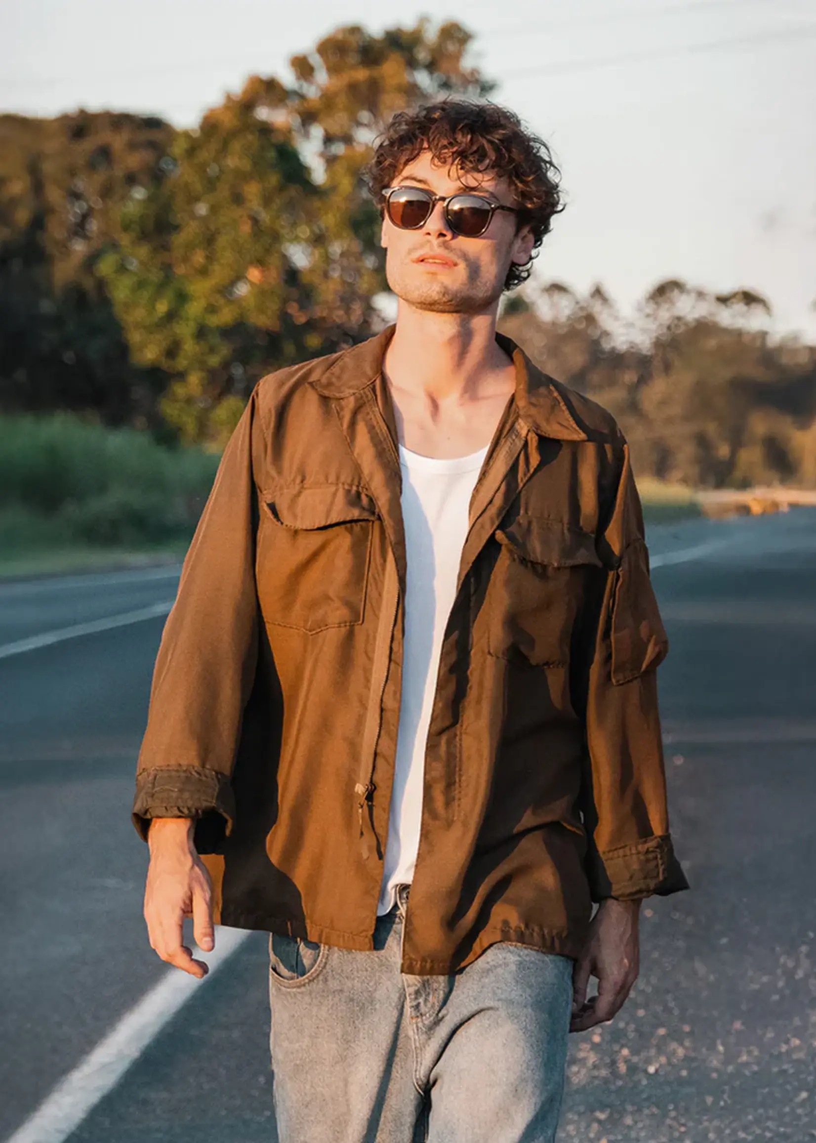 Sin Eyewear Risky Business Sunglasses - Crystal Green & Brown