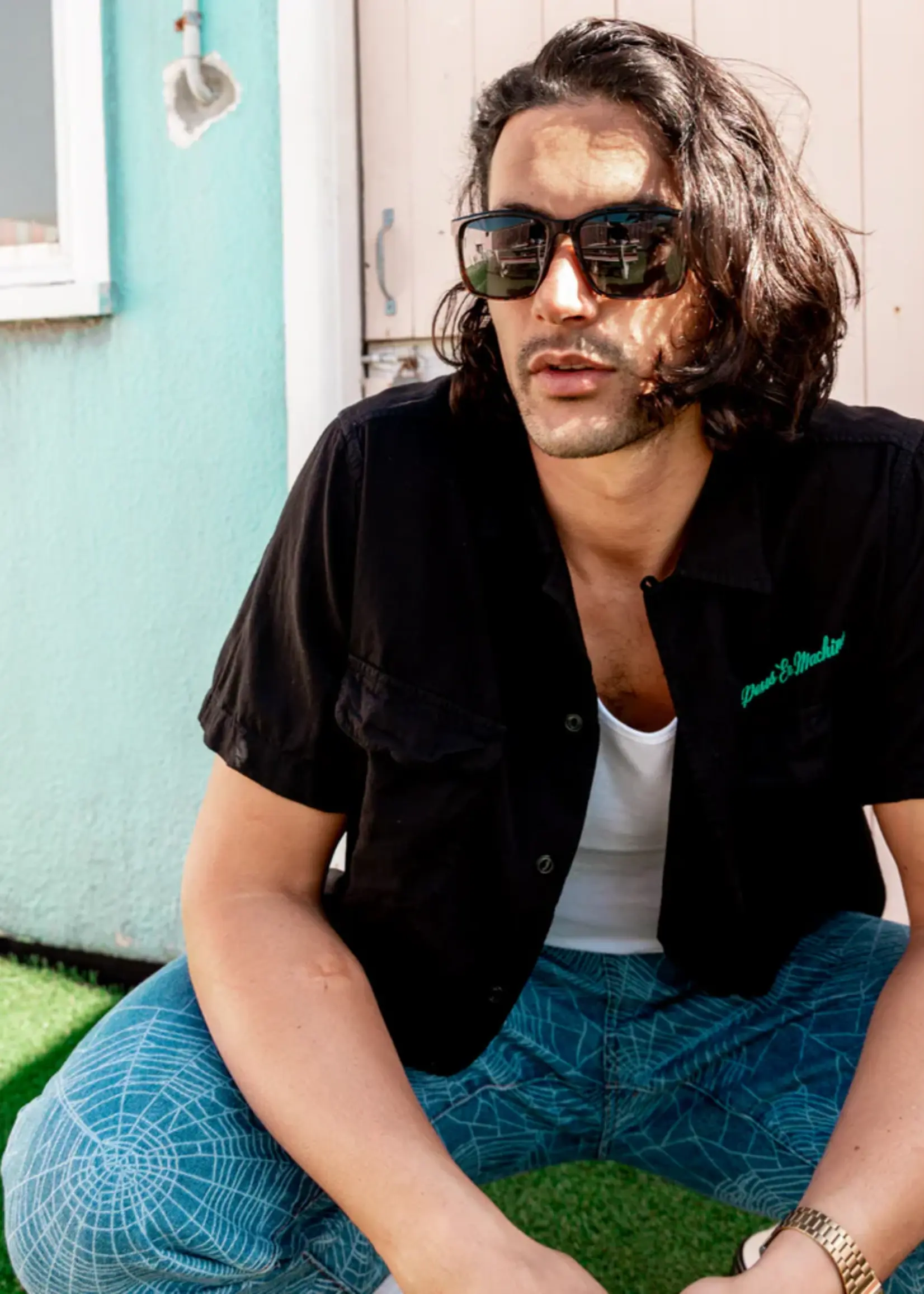 Sin Eyewear Vespa Sunglasses - Matte Black & Smoke