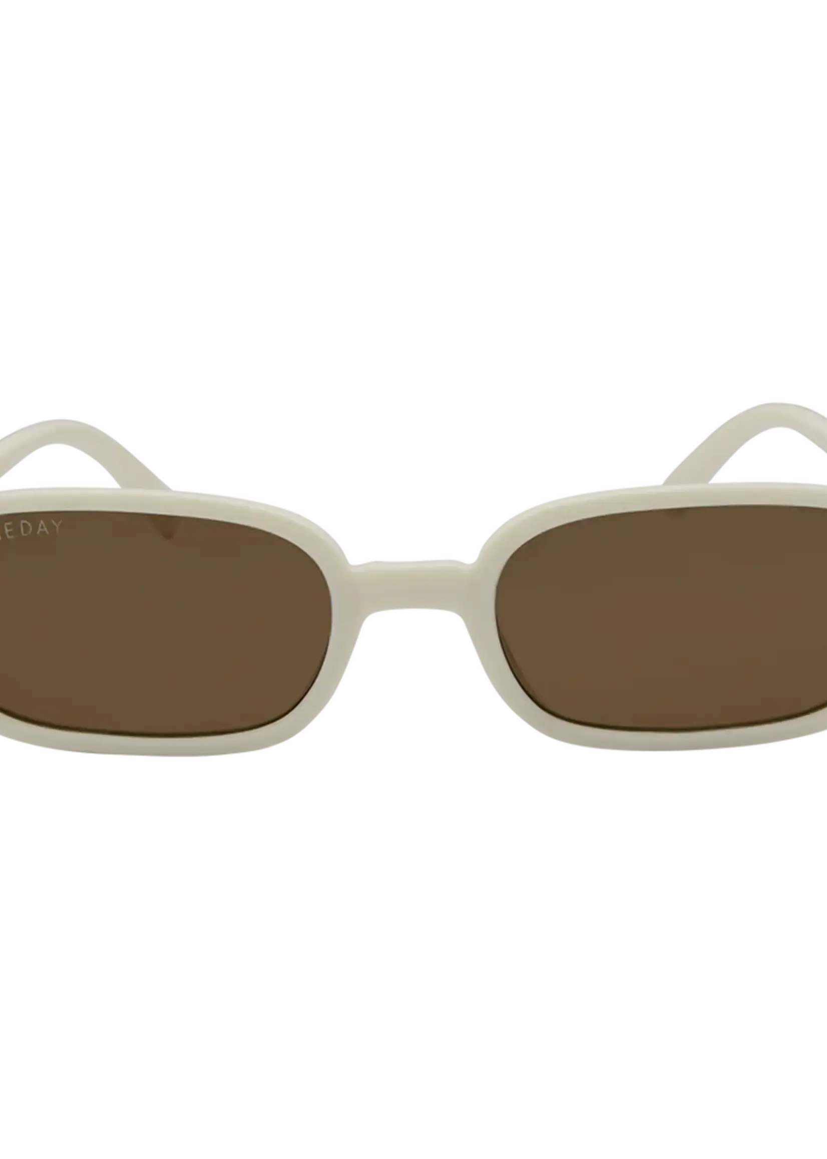 One Day Ellery Sunglasses - Cream Brown