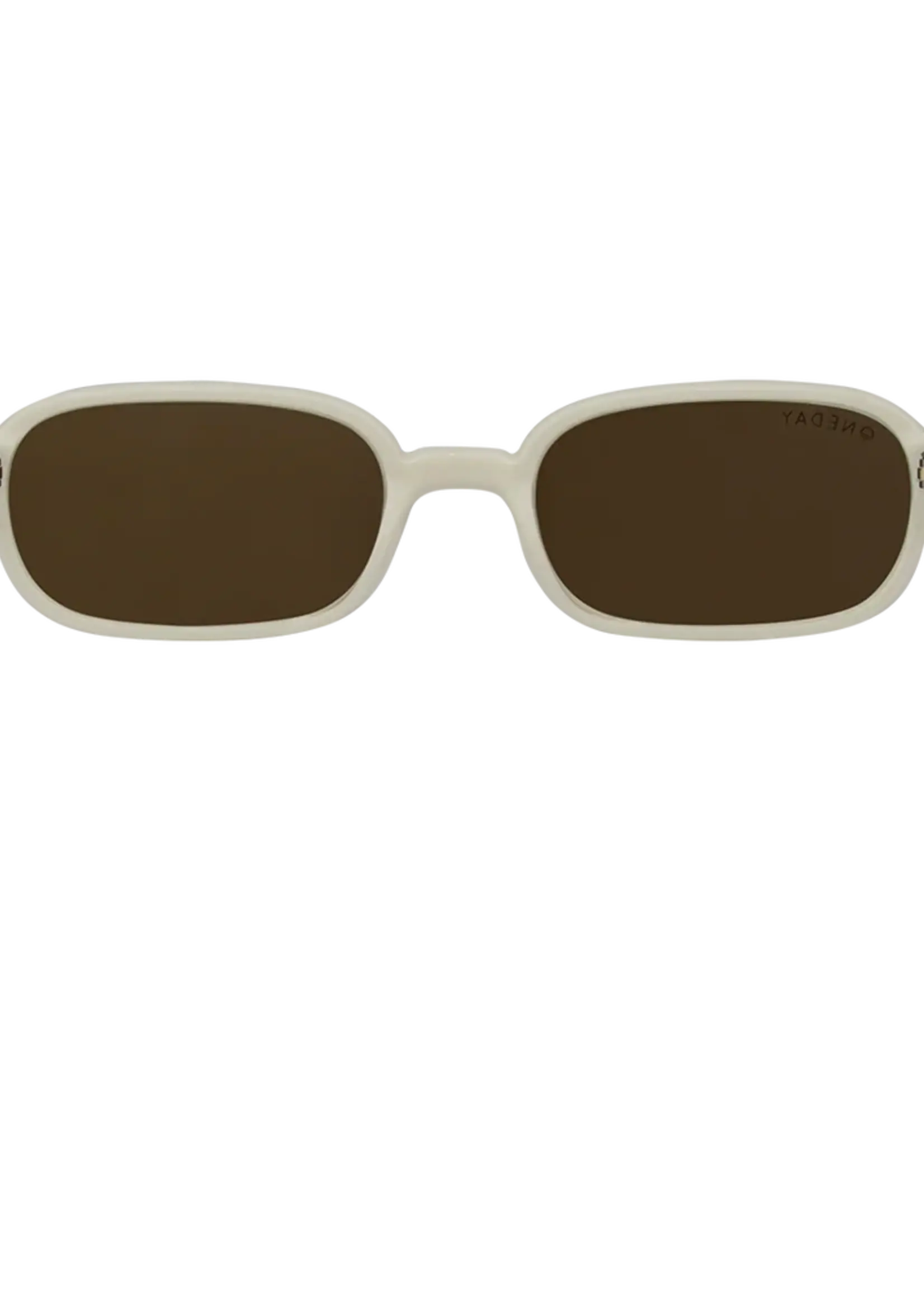One Day Ellery Sunglasses - Cream Brown