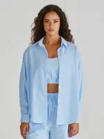 Alani Shirt - Blue and White Stripe