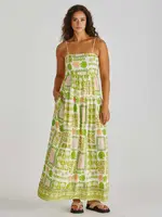 Sass Emmett Maxi Dress - Shell Print