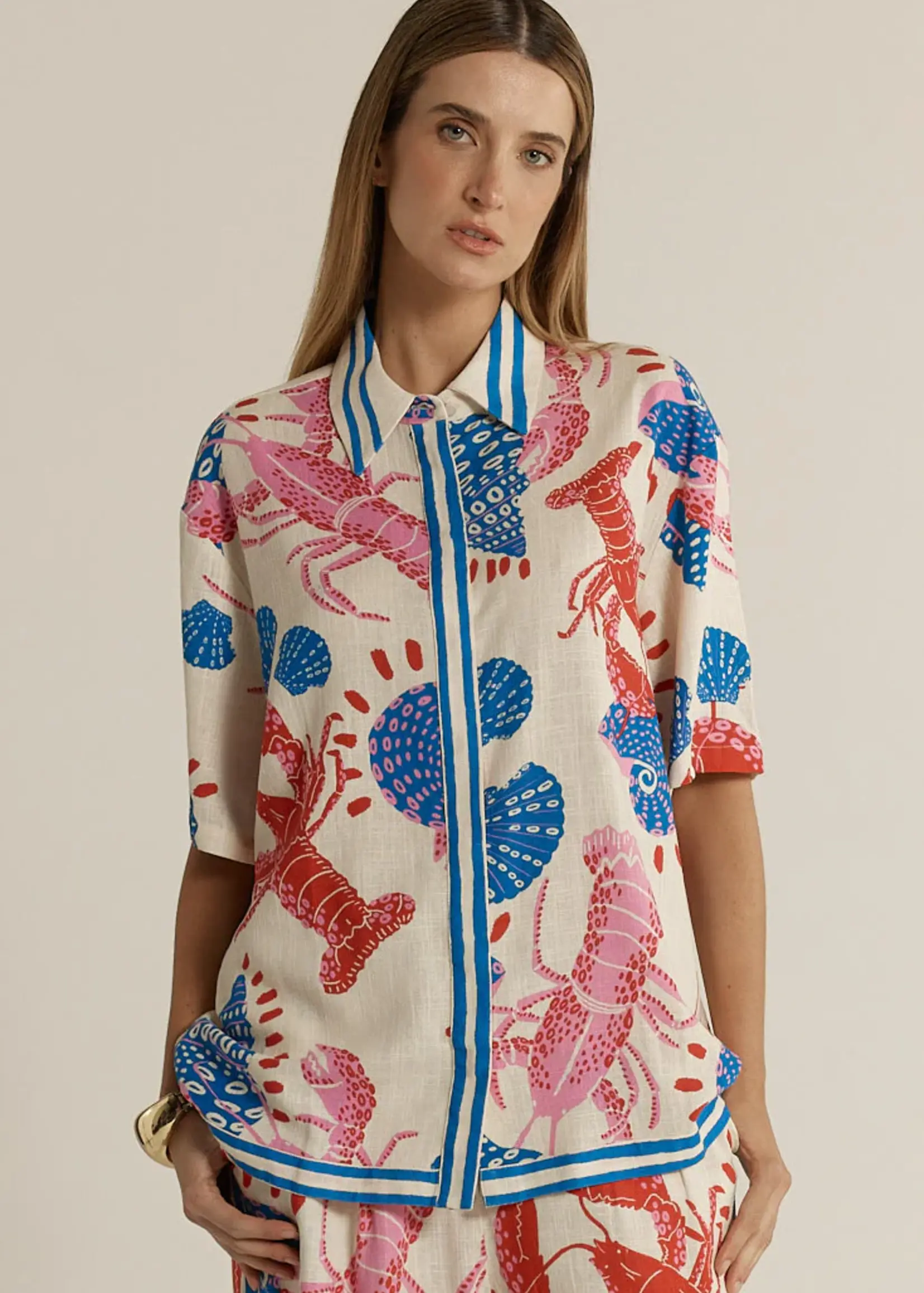 Soleil Shirt - Lobster