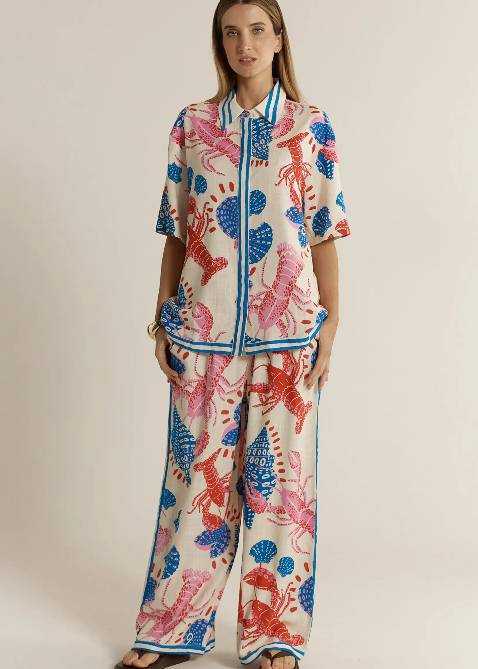 Soleil Shirt - Lobster