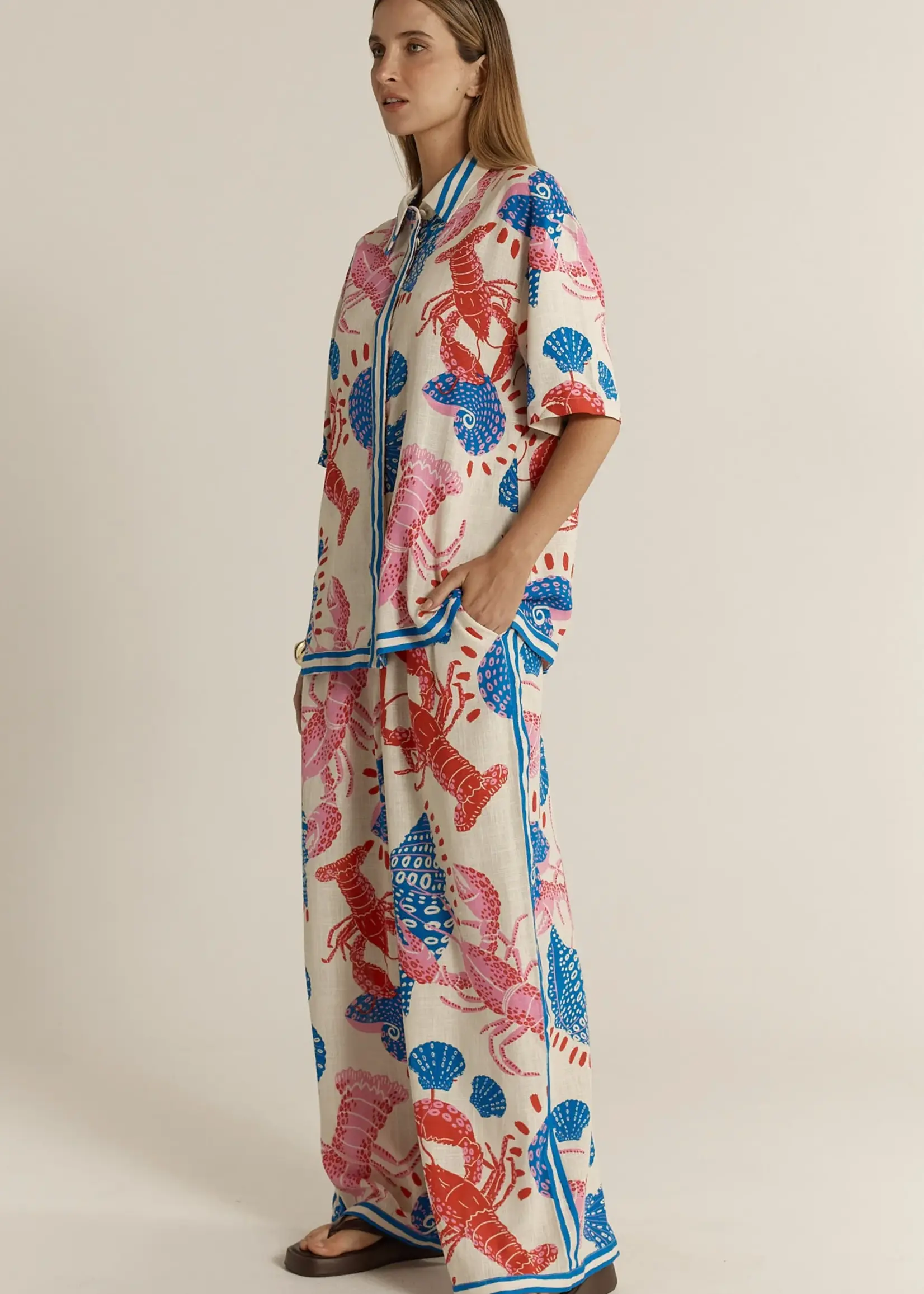 Soleil Shirt - Lobster