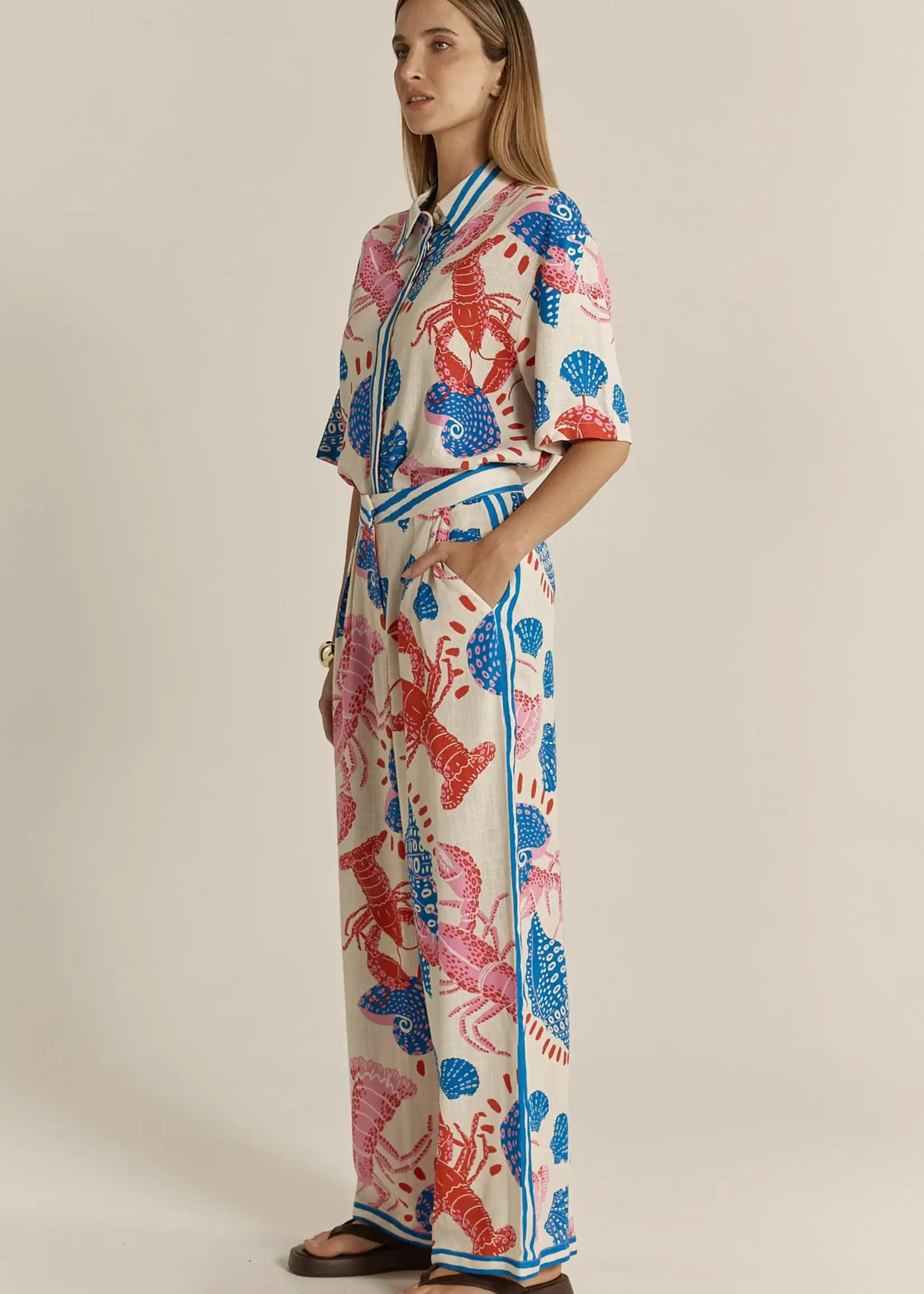 Soleil Pant - Lobster