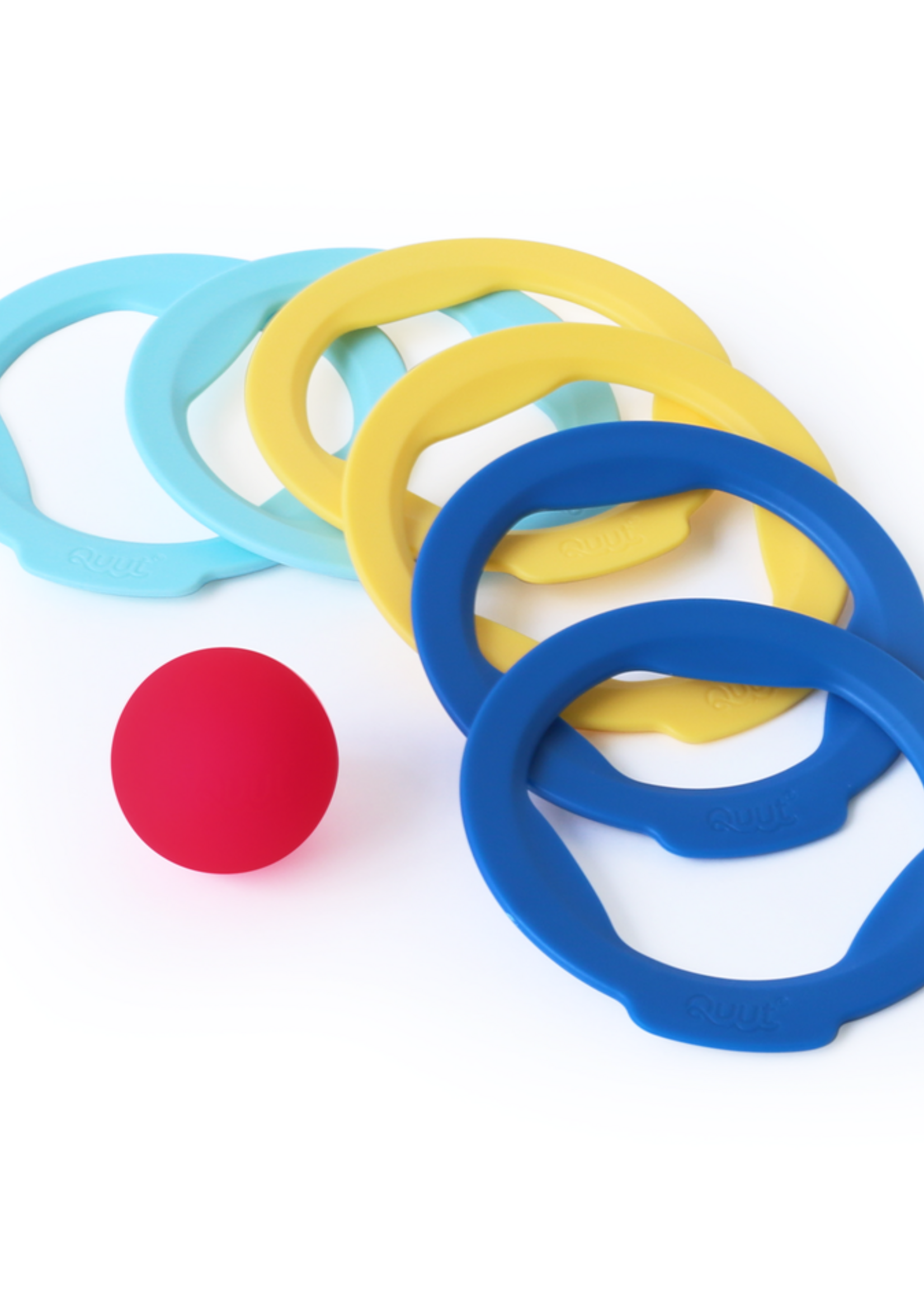 Quut Ringo - 6 Rings + 1 Ball - 10 pcs