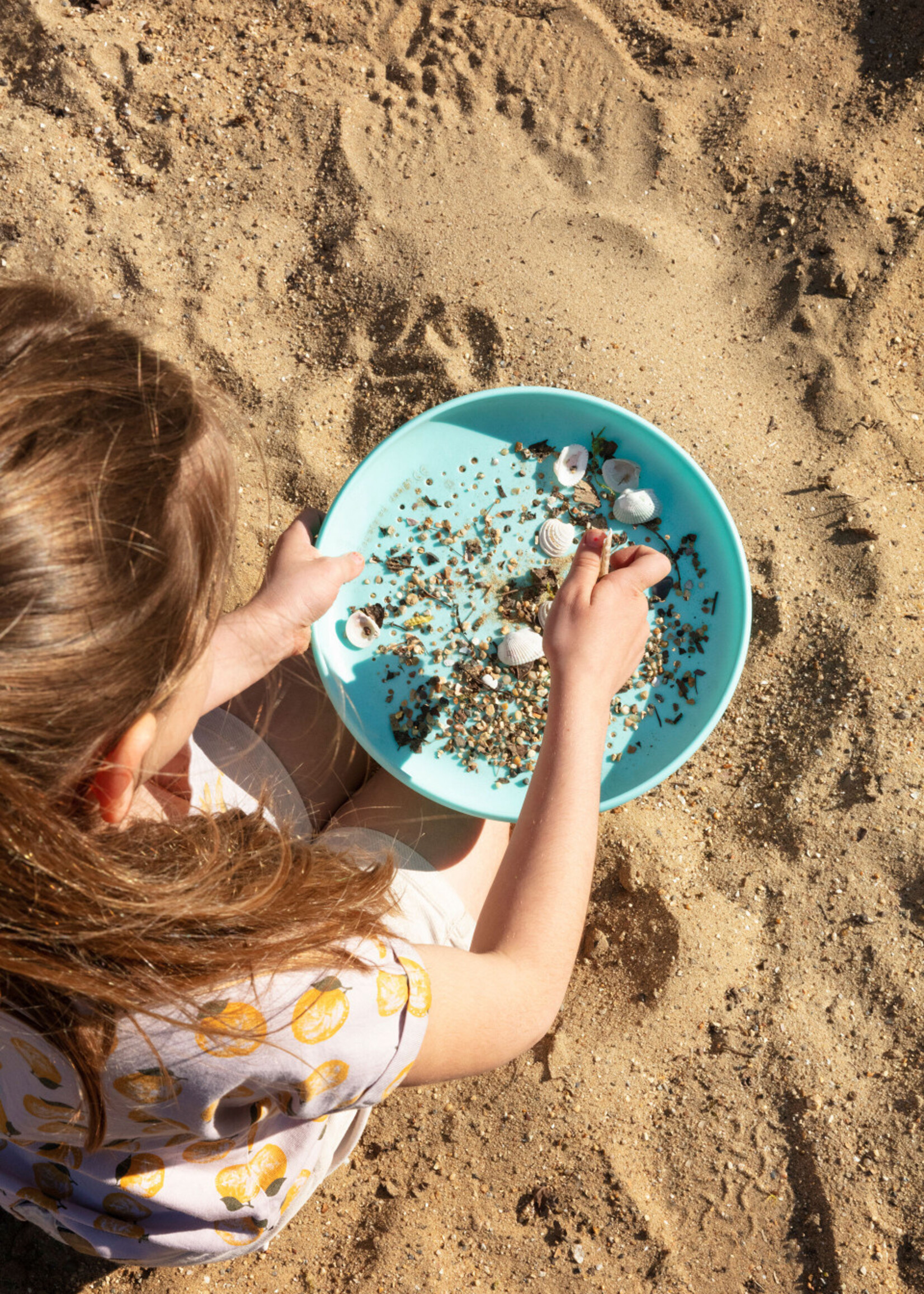 Quut Flying Disc + Sand Sifter - Vintage Blue