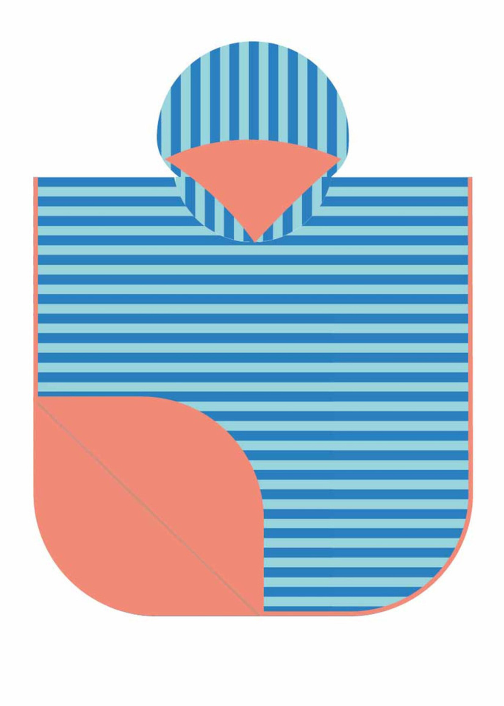 Quut Poncho (60cm x 60cm) - Ocean