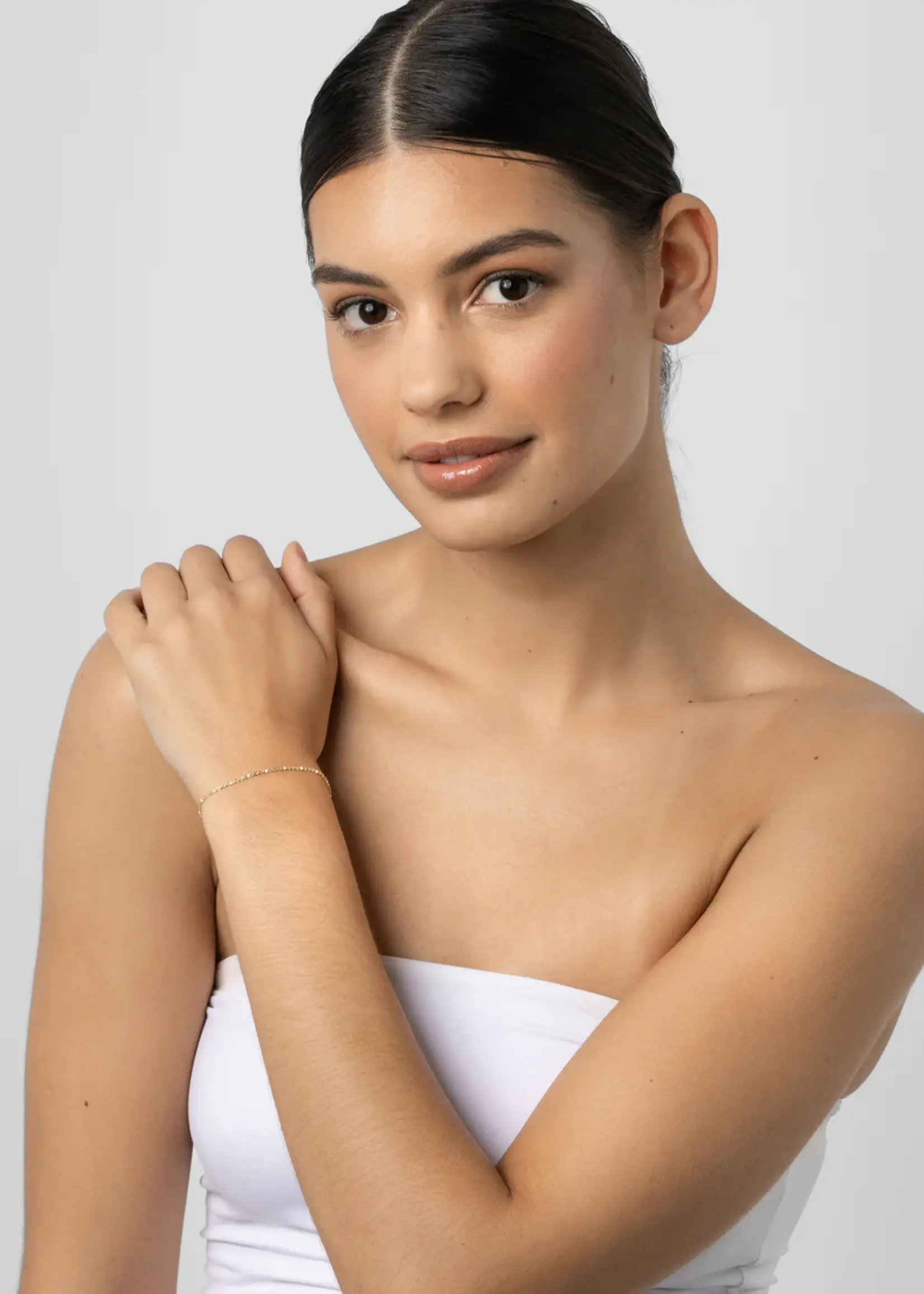 Liberte Heather Gold Pink Bracelet