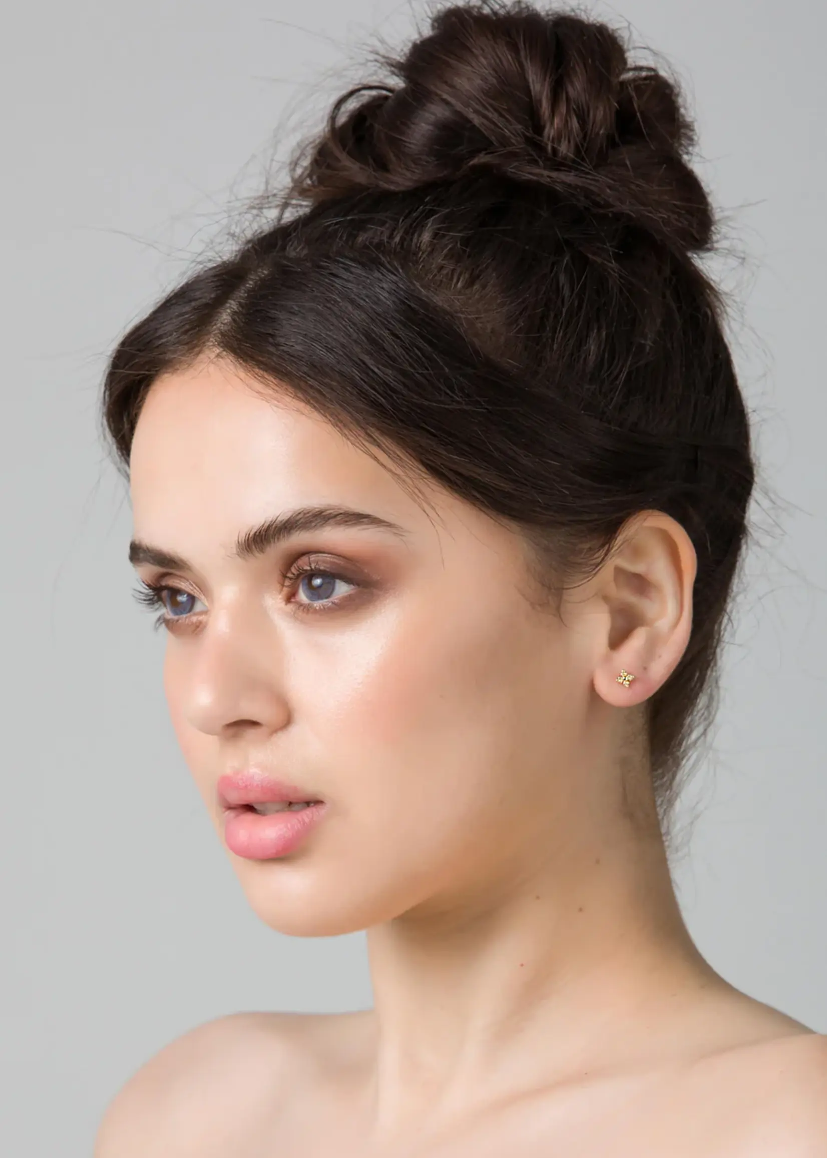 Liberte Petite Una Rose Gold Earring