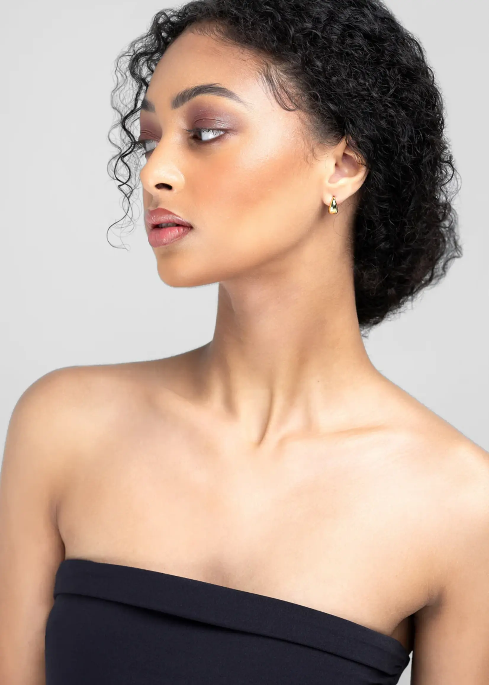 Liberte Tina Gold Huggie