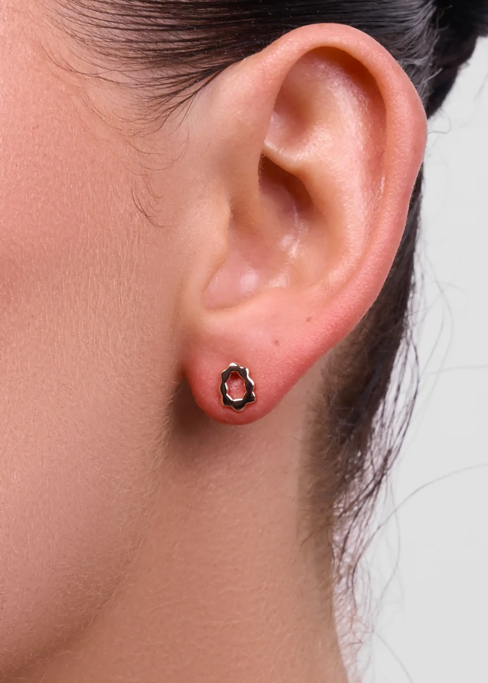 Liberte Petite Whimsy R Gold Earring