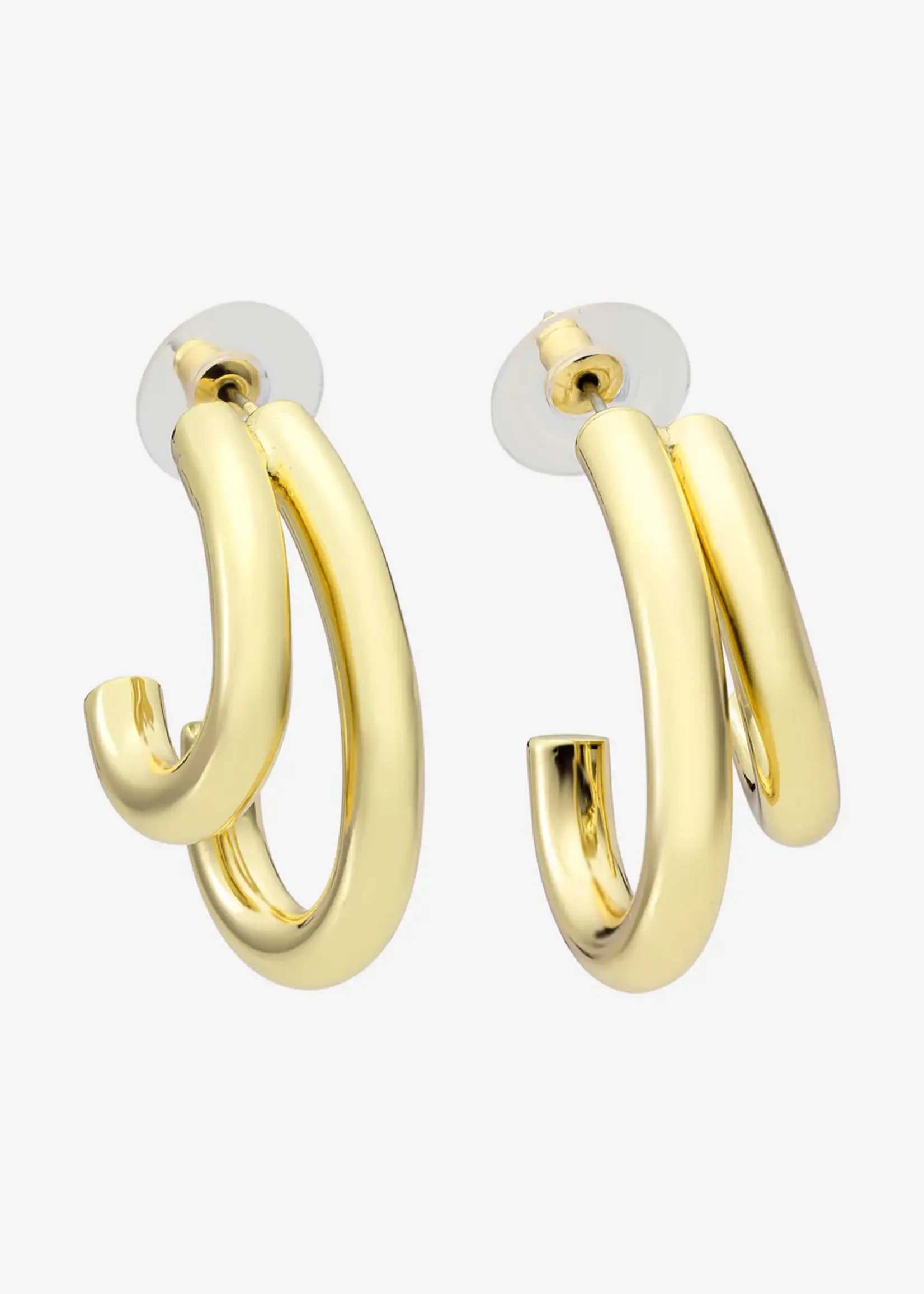 Liberte Neve Gold Double Hoop