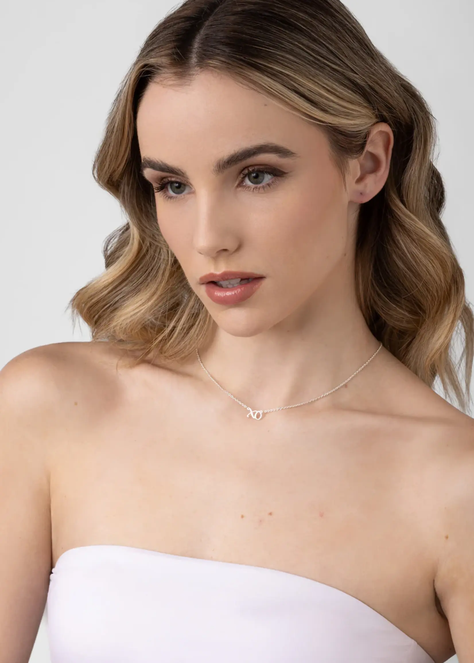 Liberte Bisou Silver Necklace