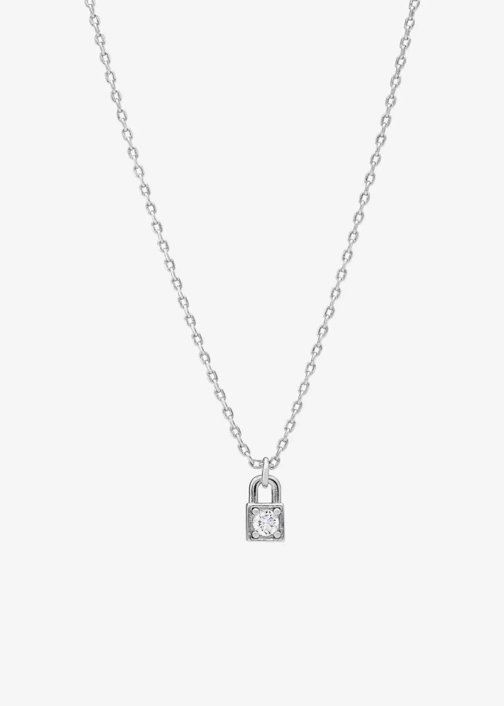 Liberte Penny Silver Locket Necklace