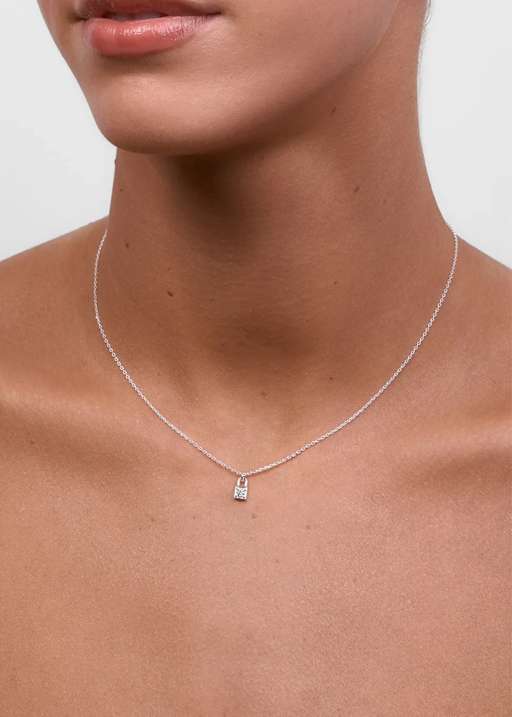 Liberte Penny Silver Locket Necklace