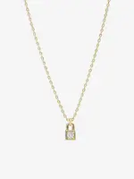 Liberte Penny Gold Locket Necklace