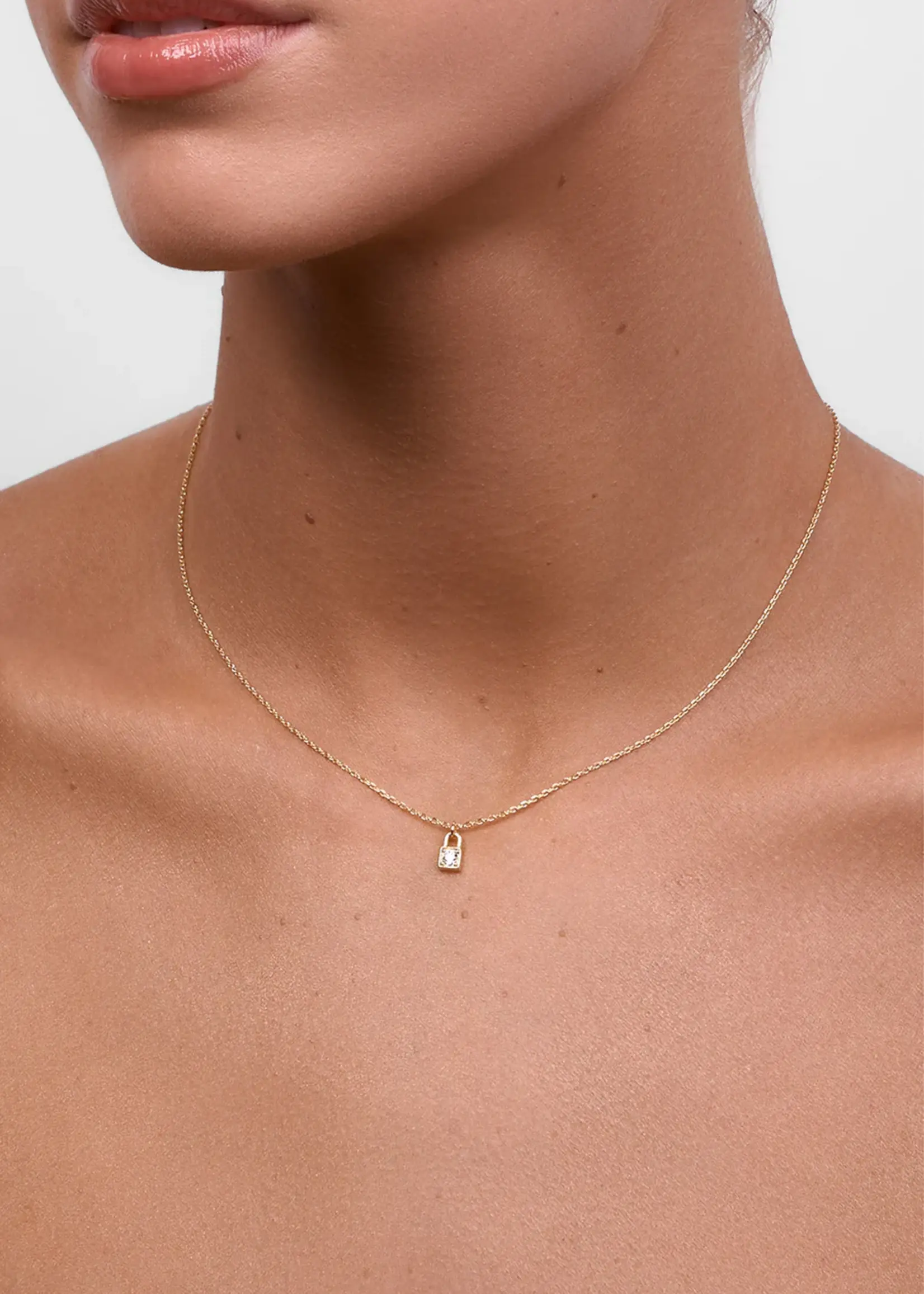 Liberte Penny Gold Locket Necklace