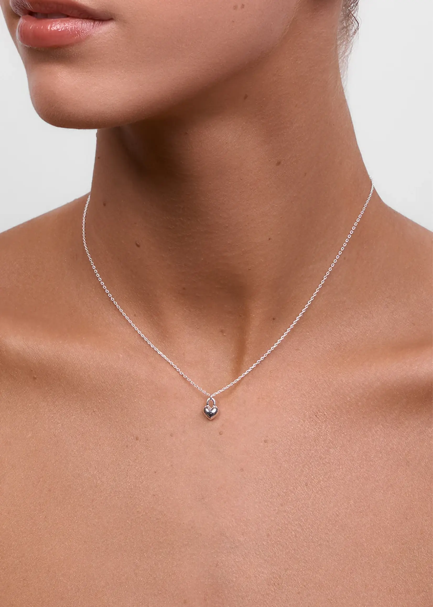 Liberte Winnie Silver Heart Necklace