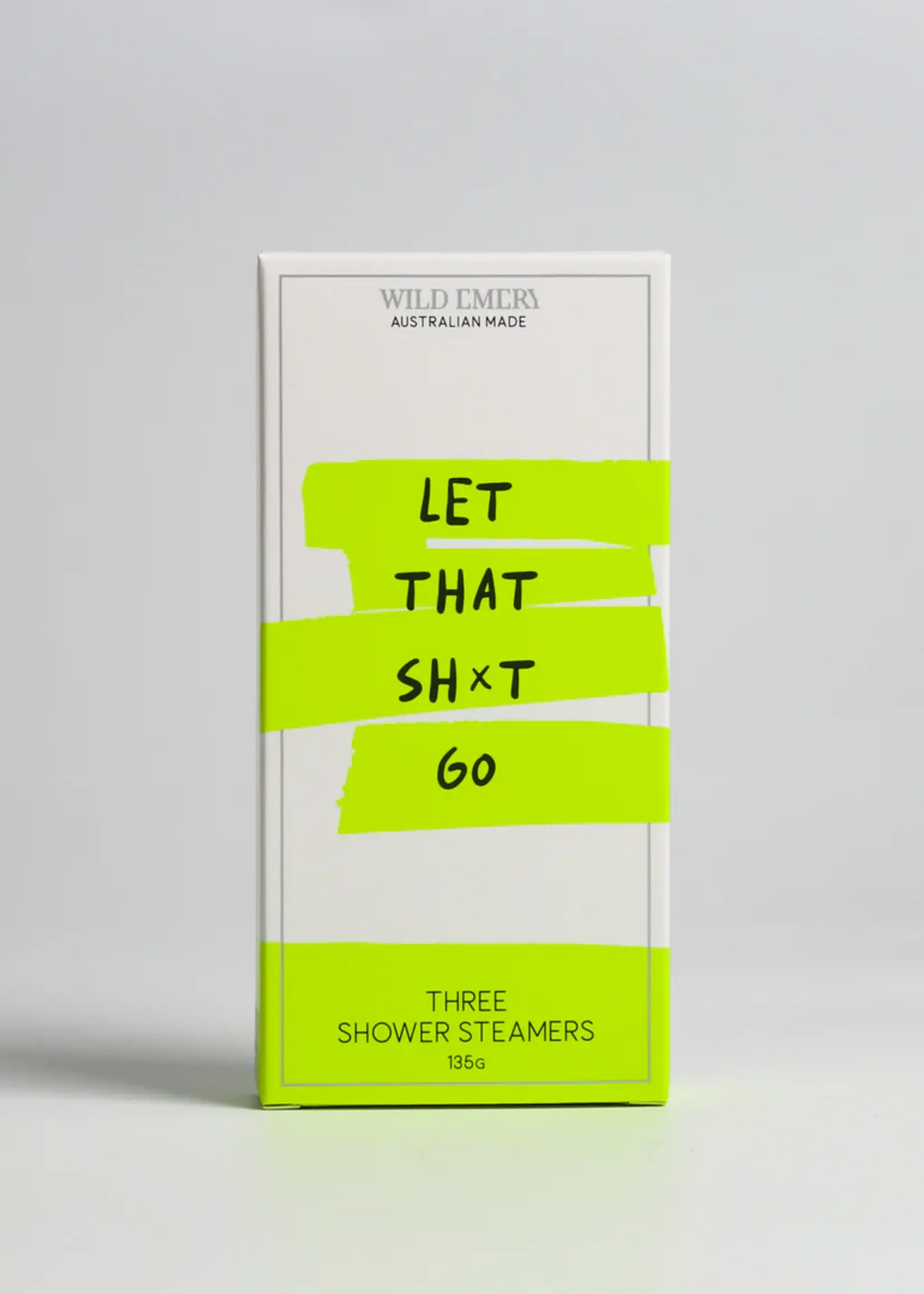 Wild Emery Let That Sh*t Go Cheeky Shower Steamer 3 Pack