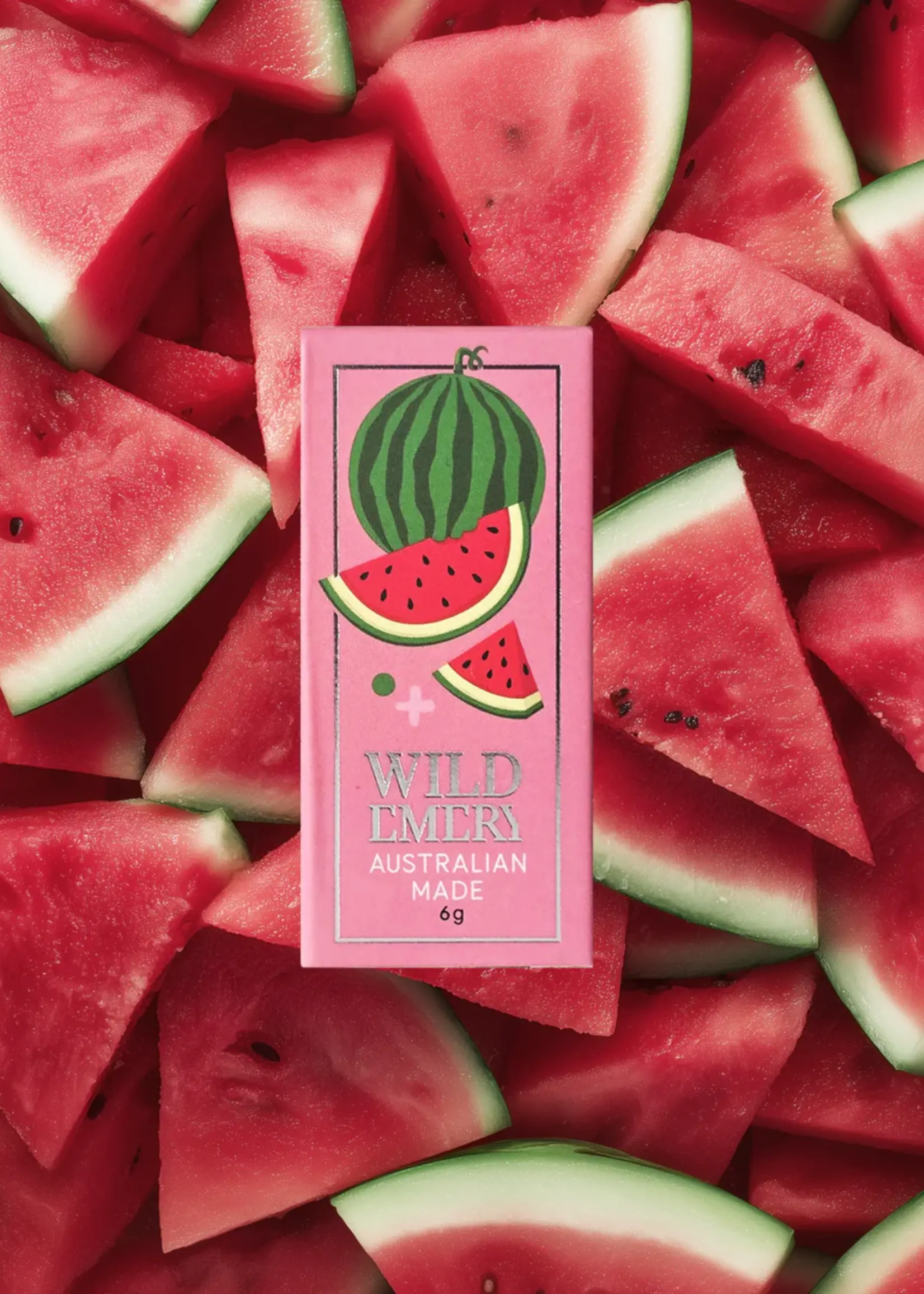 Wild Emery Watermelon Mini Lip Balm