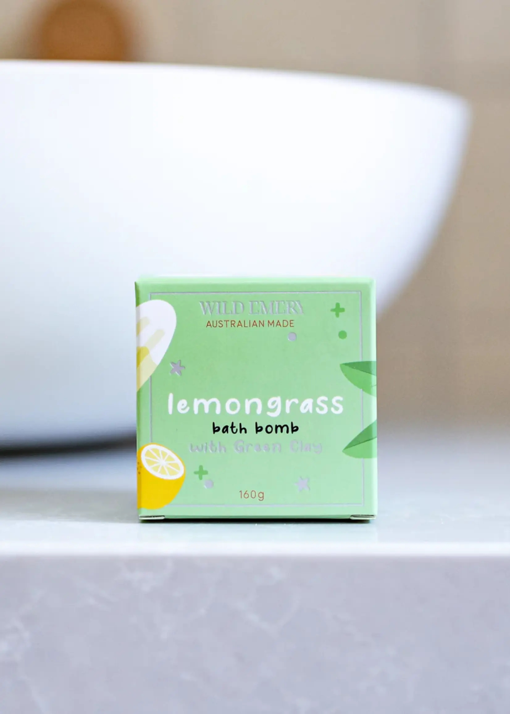 Wild Emery Lemongrass Bath Bomb