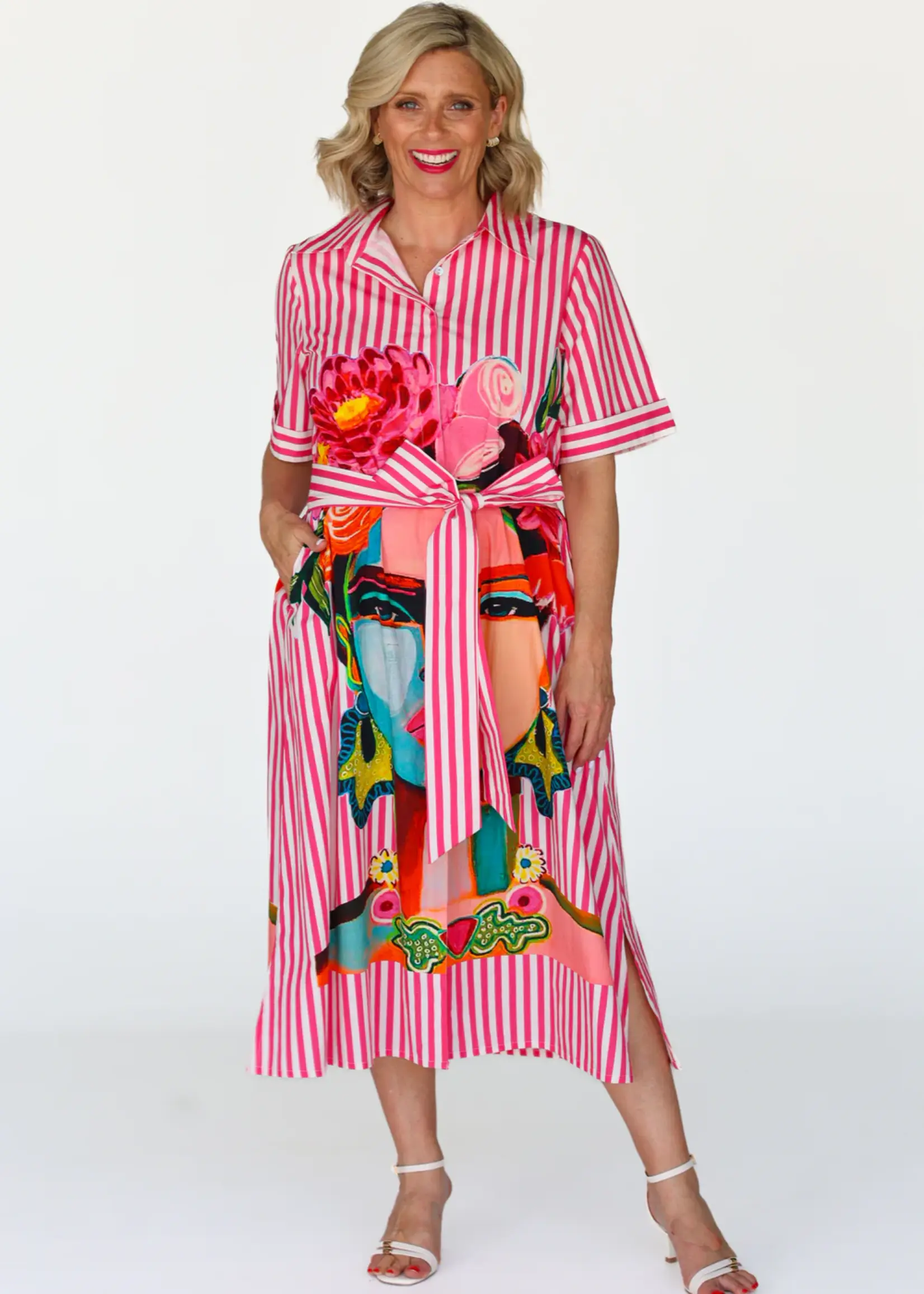 Liv & Milly Frida Dress - Pink