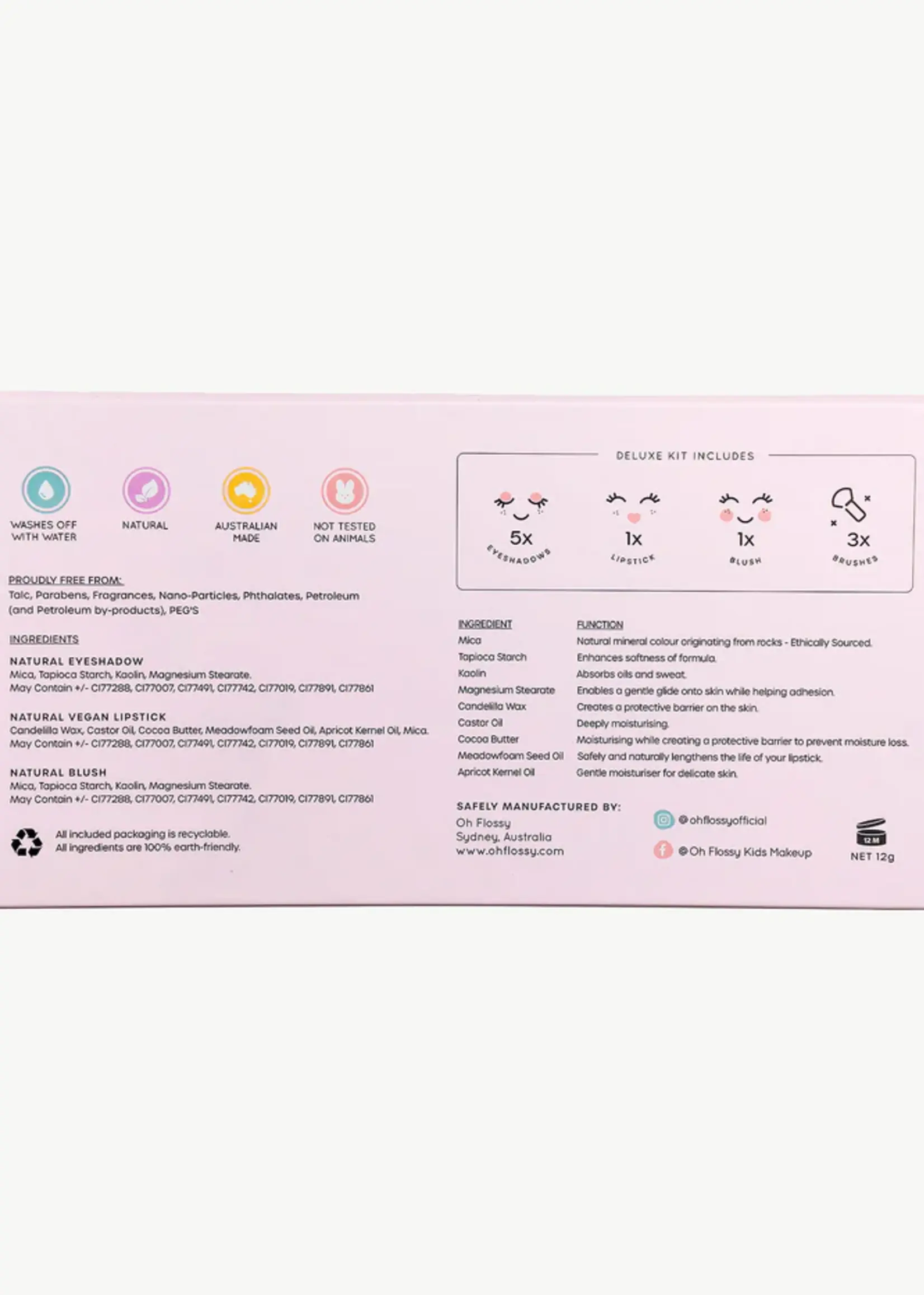 Oh Flossy Deluxe Makeup Set