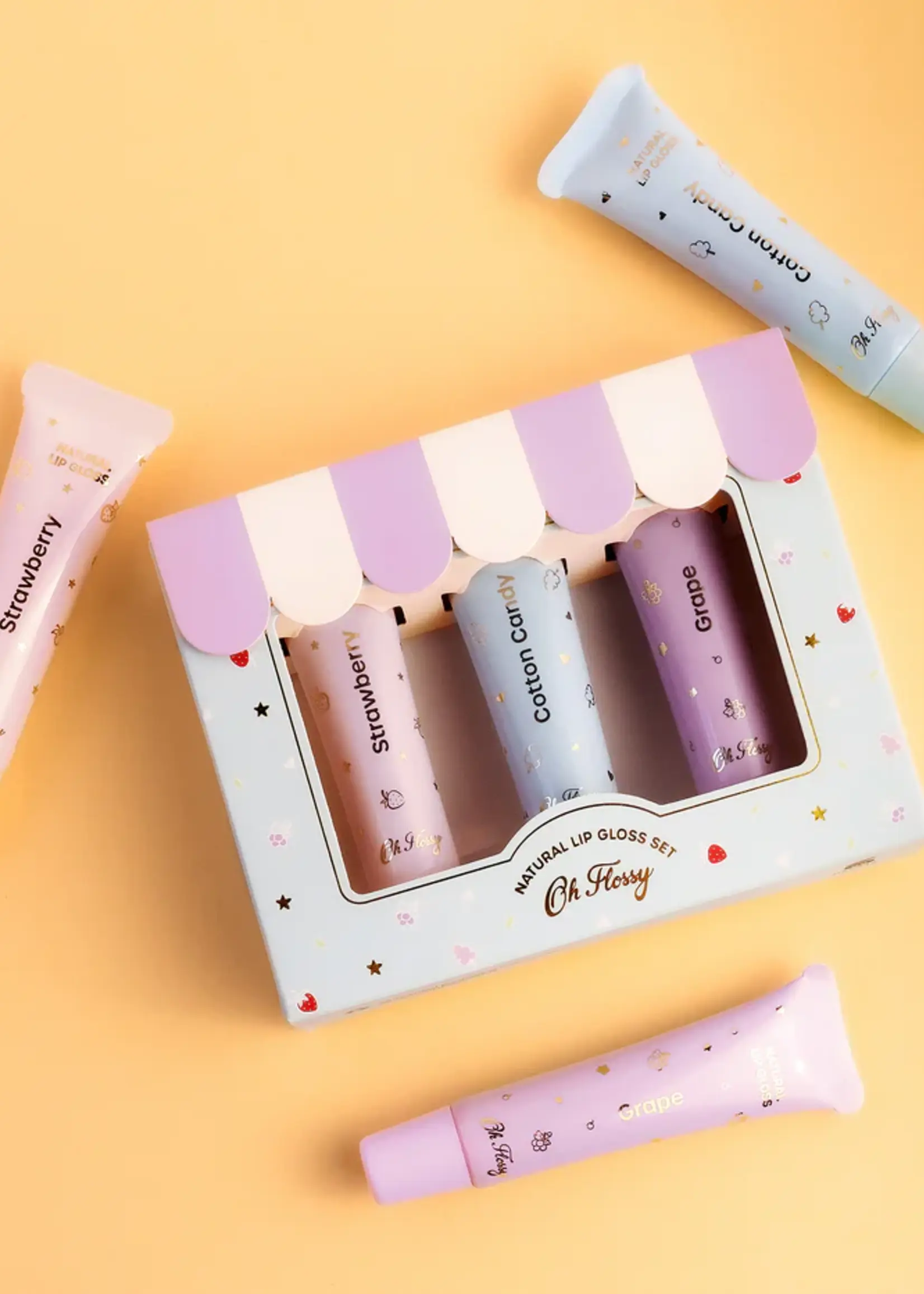 Oh Flossy Natural Lip Gloss Set