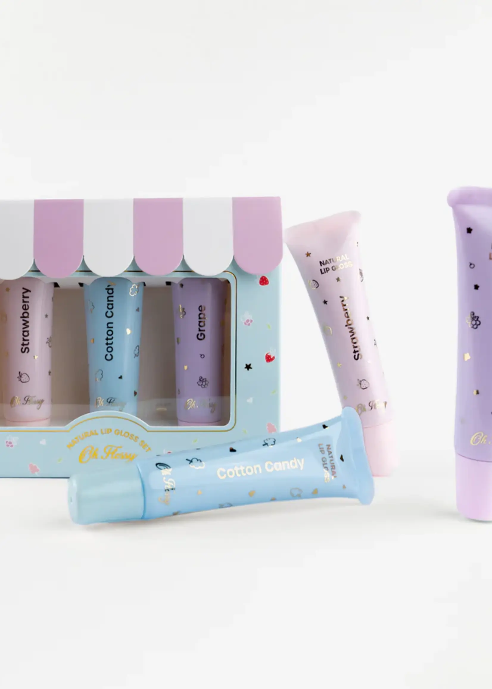 Oh Flossy Natural Lip Gloss Set