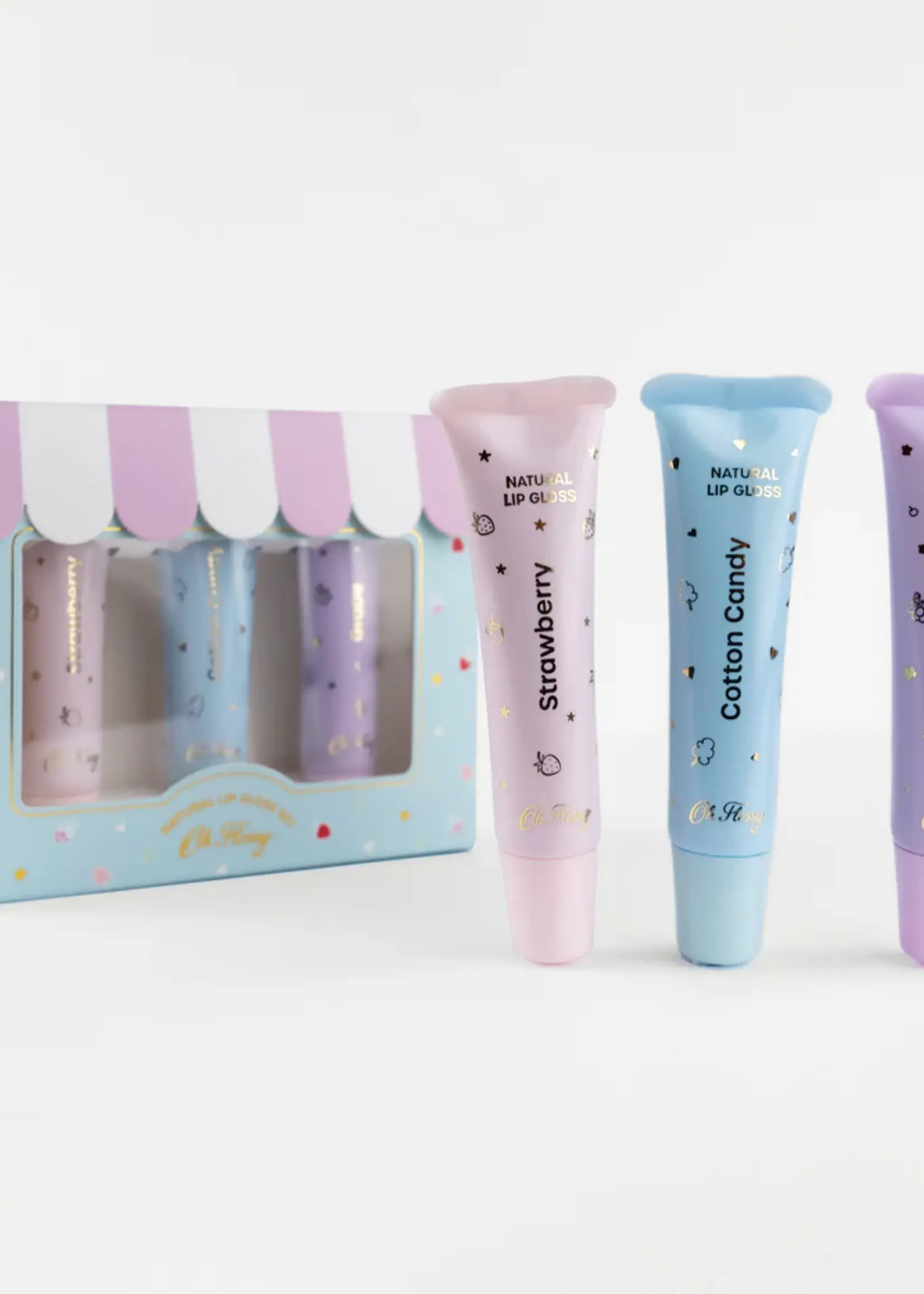 Oh Flossy Natural Lip Gloss Set