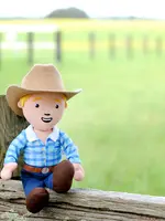 35cm George the Farmer Cuddle Doll