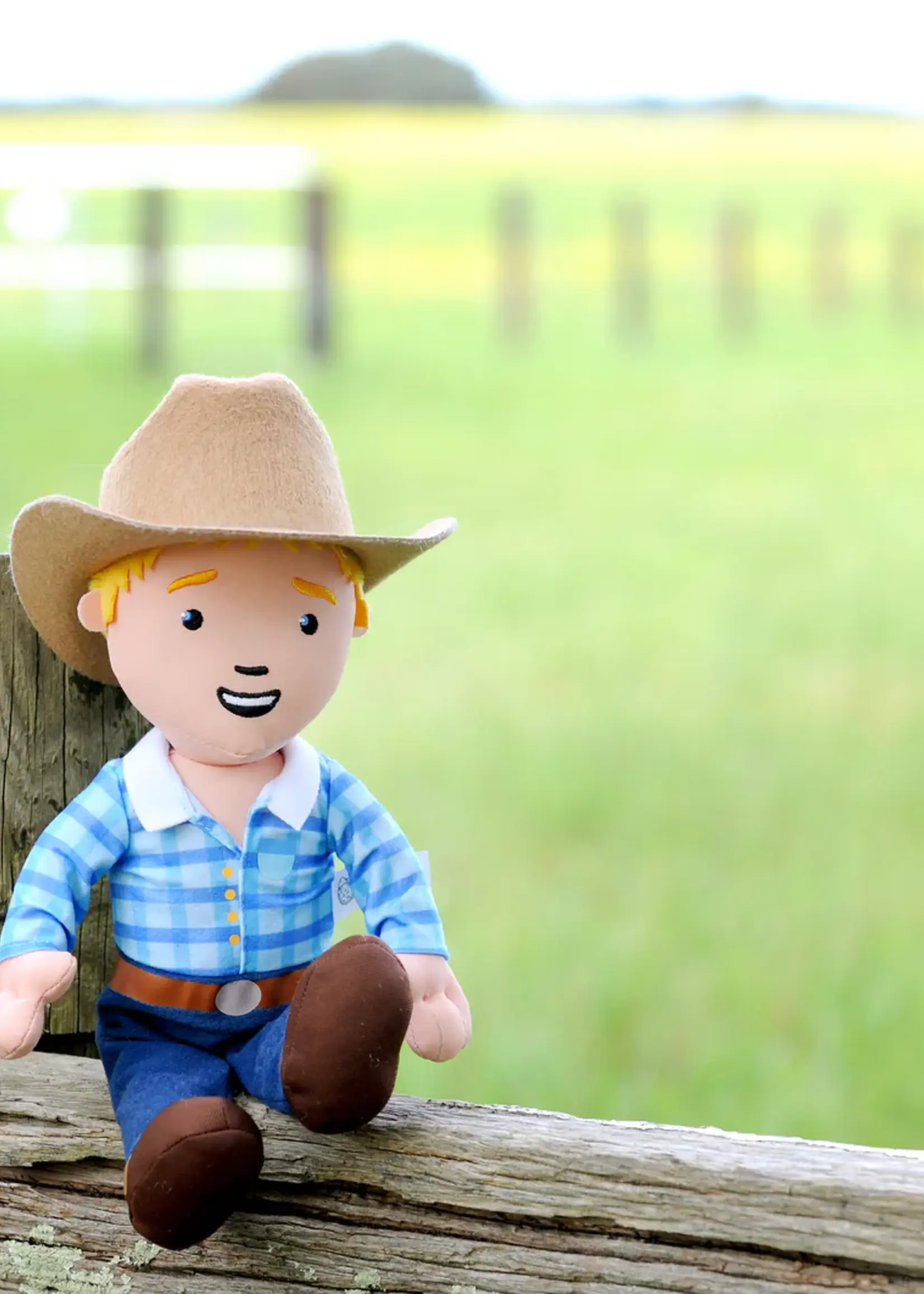 35cm George the Farmer Cuddle Doll