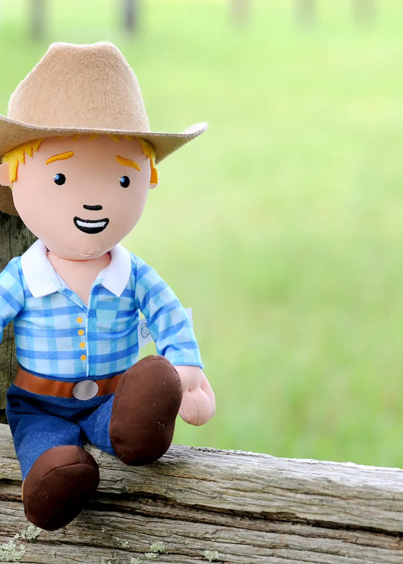 35cm George the Farmer Cuddle Doll