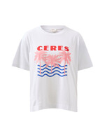 Ceres Life Stevie Slouchy Tee - Retro Palms