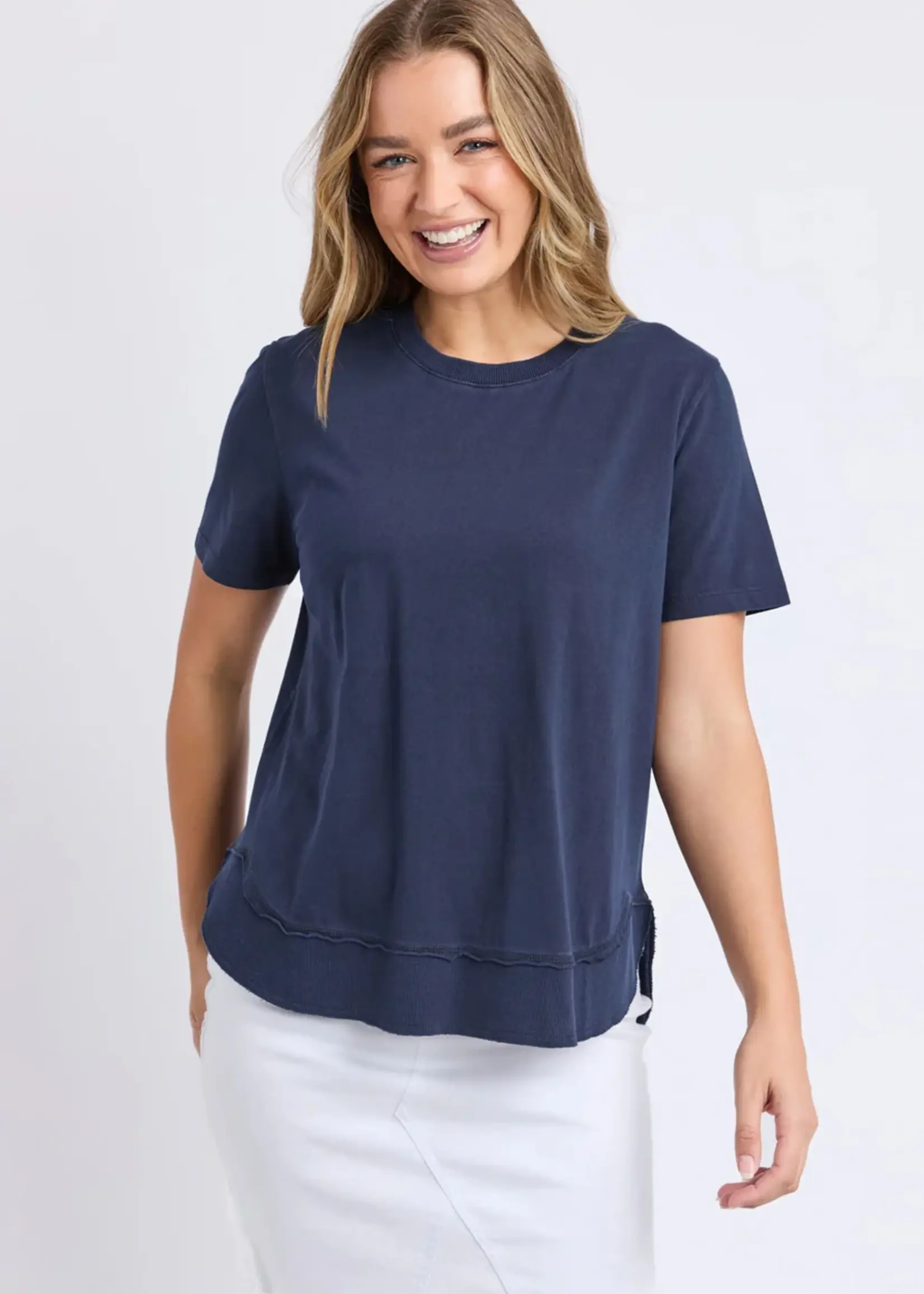 Elm Lifestyle Farrah Tee - Dark Sapphire