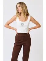 cartel and willow Tarrah Tank - White