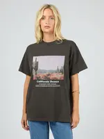 All About Eve Liberty Road Relaxed Tee - Washed Black