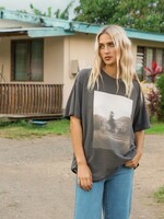All About Eve Yellowstone Relaxed Tee - Charcoal