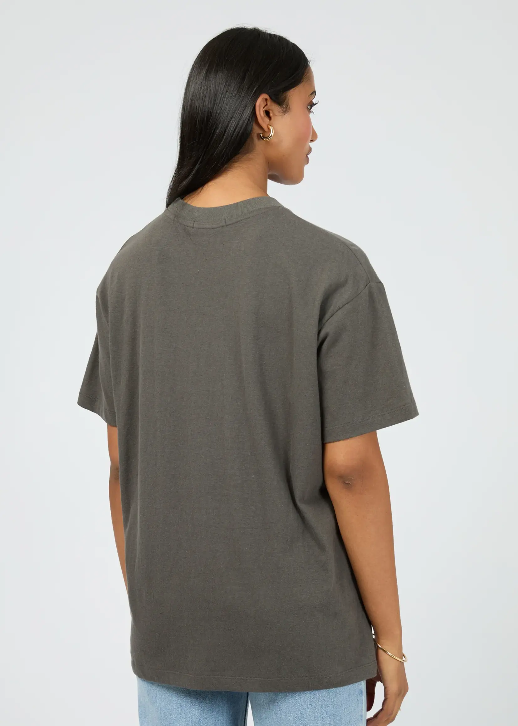 All About Eve Yellowstone Relaxed Tee - Charcoal